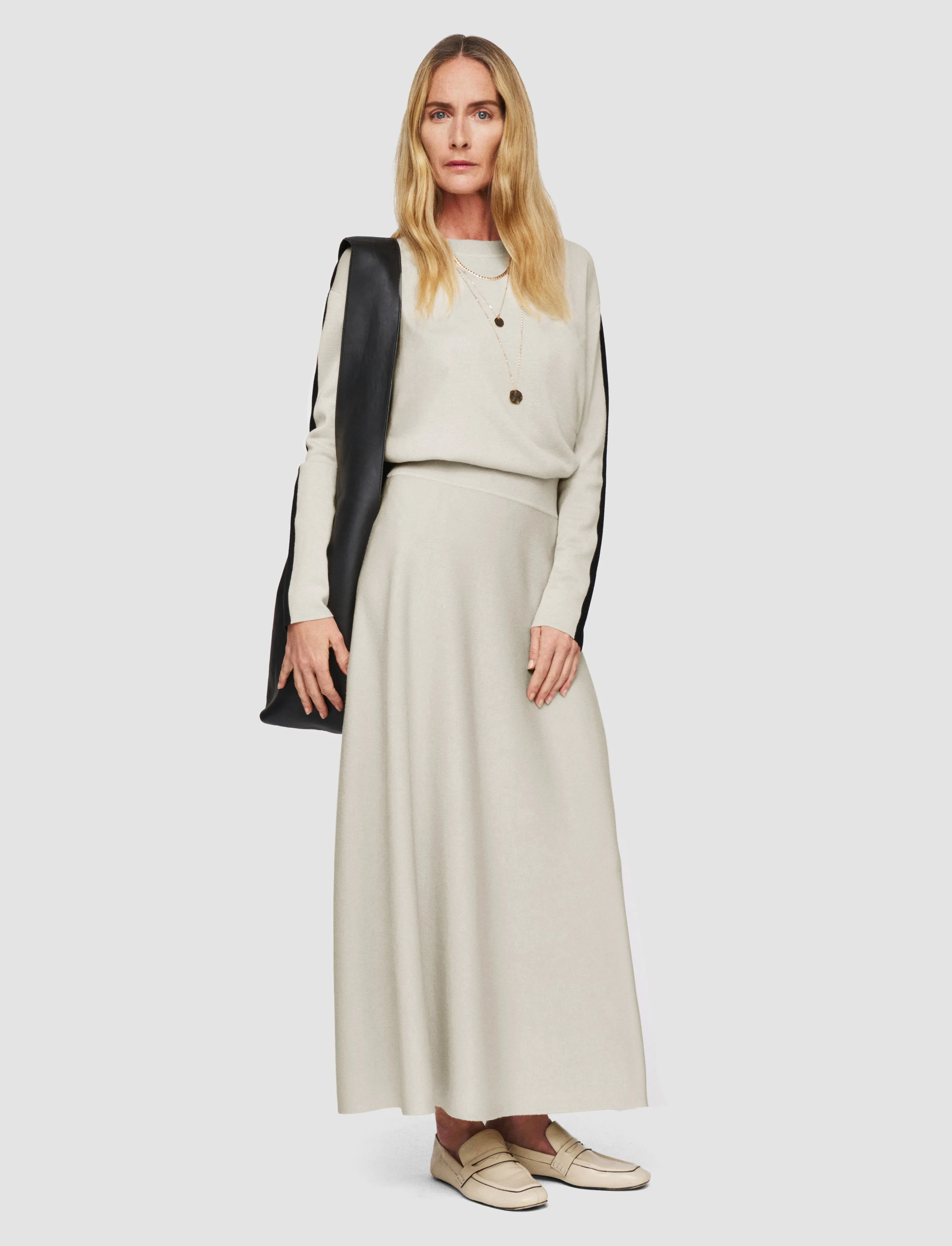 Bi-Colour Knit Skirt sold by Joseph product image thumbnail 2