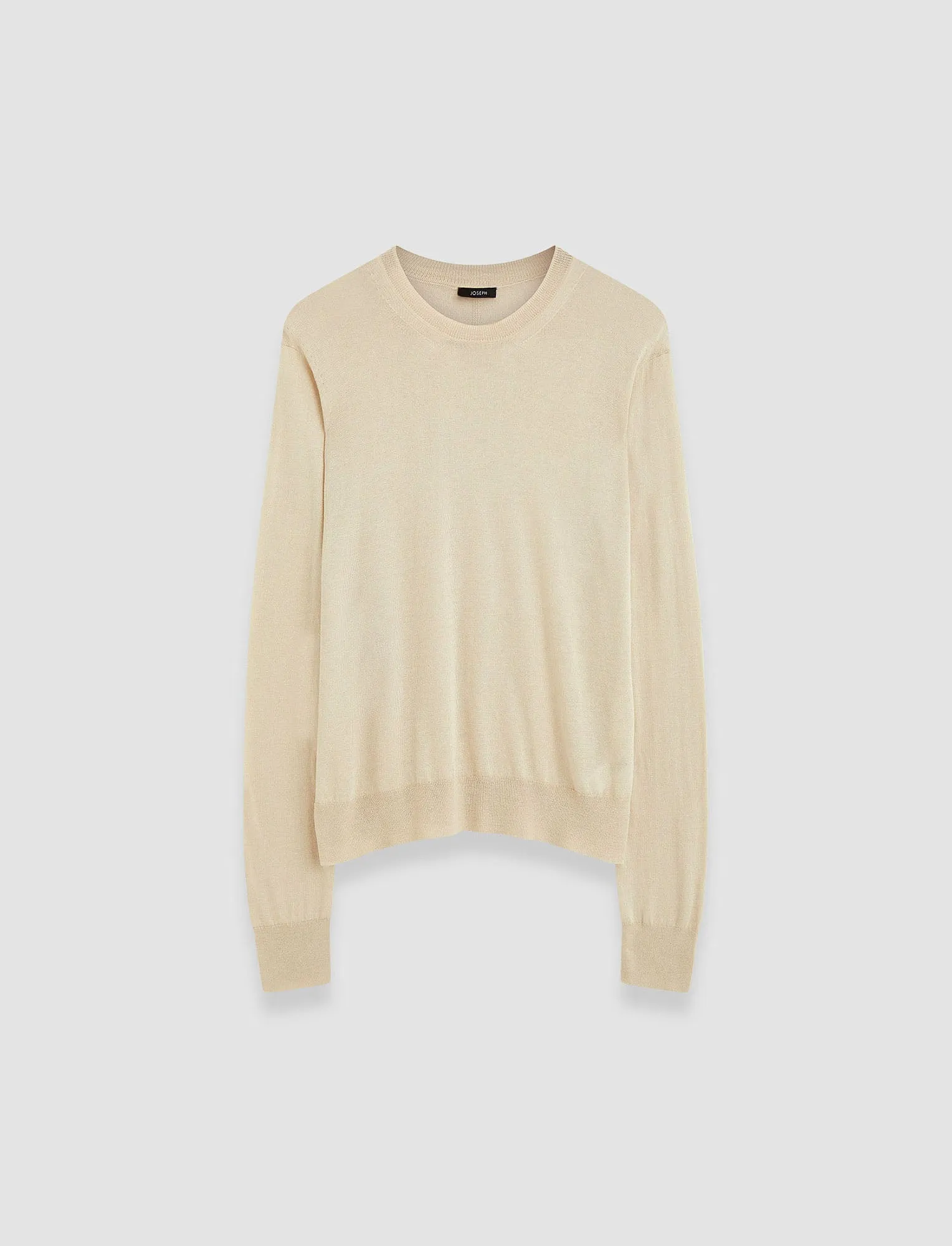 Superfine Cotton Silk Round Neck Jumper sold by Joseph