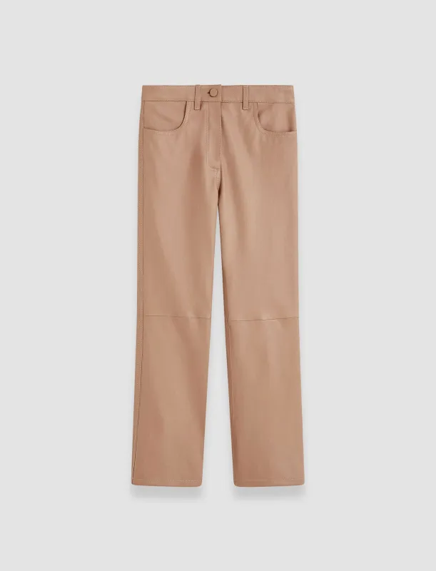 Duke Leather Stretch Trousers sold by Joseph