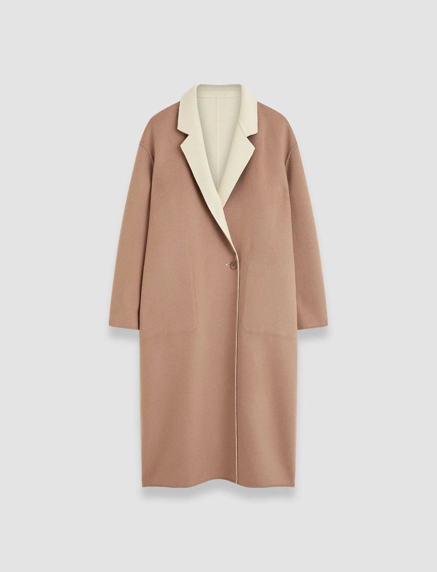 Edmond Reversible Double Face Cashmere Coat sold by Joseph