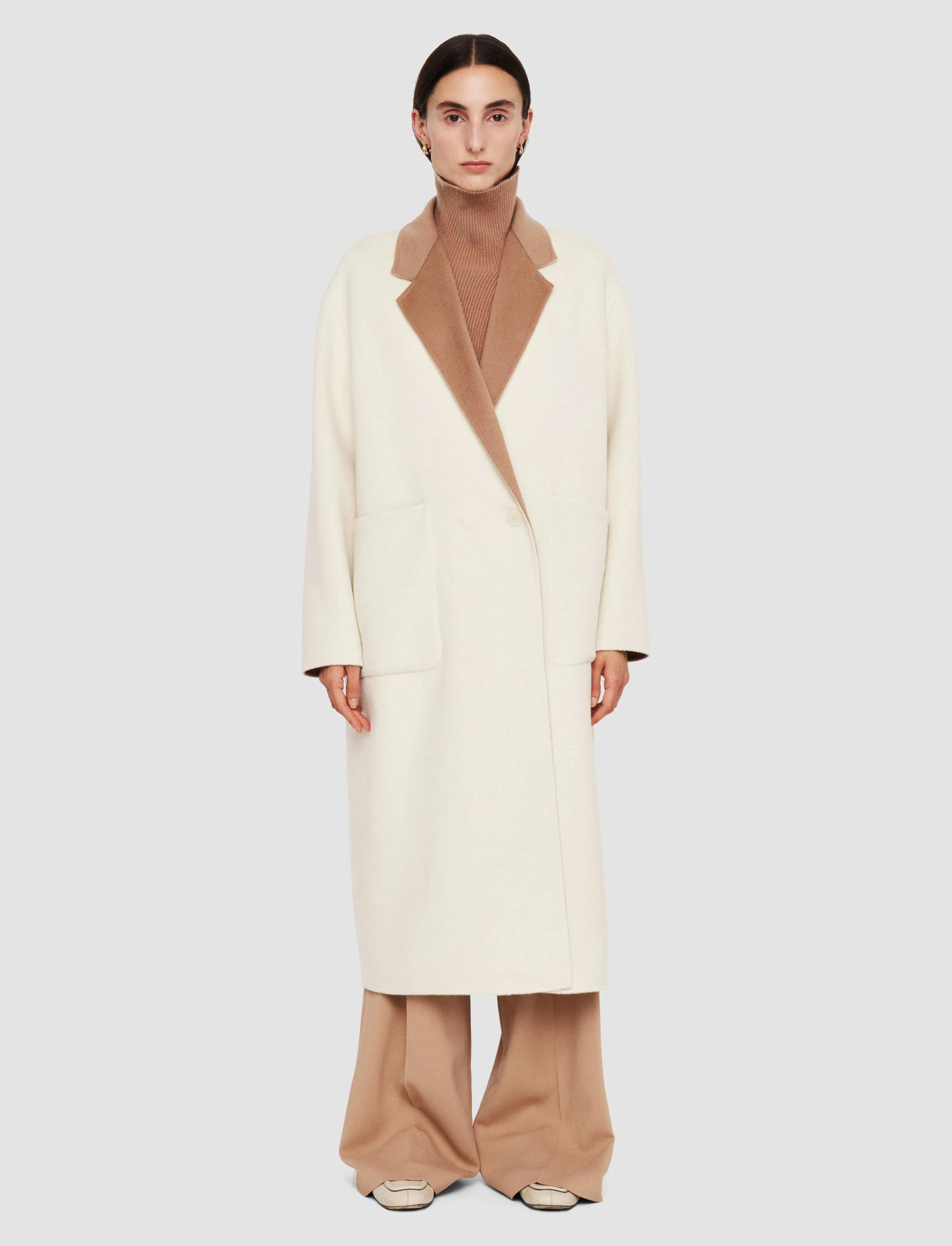 Edmond Reversible Double Face Cashmere Coat sold by Joseph product image thumbnail 4