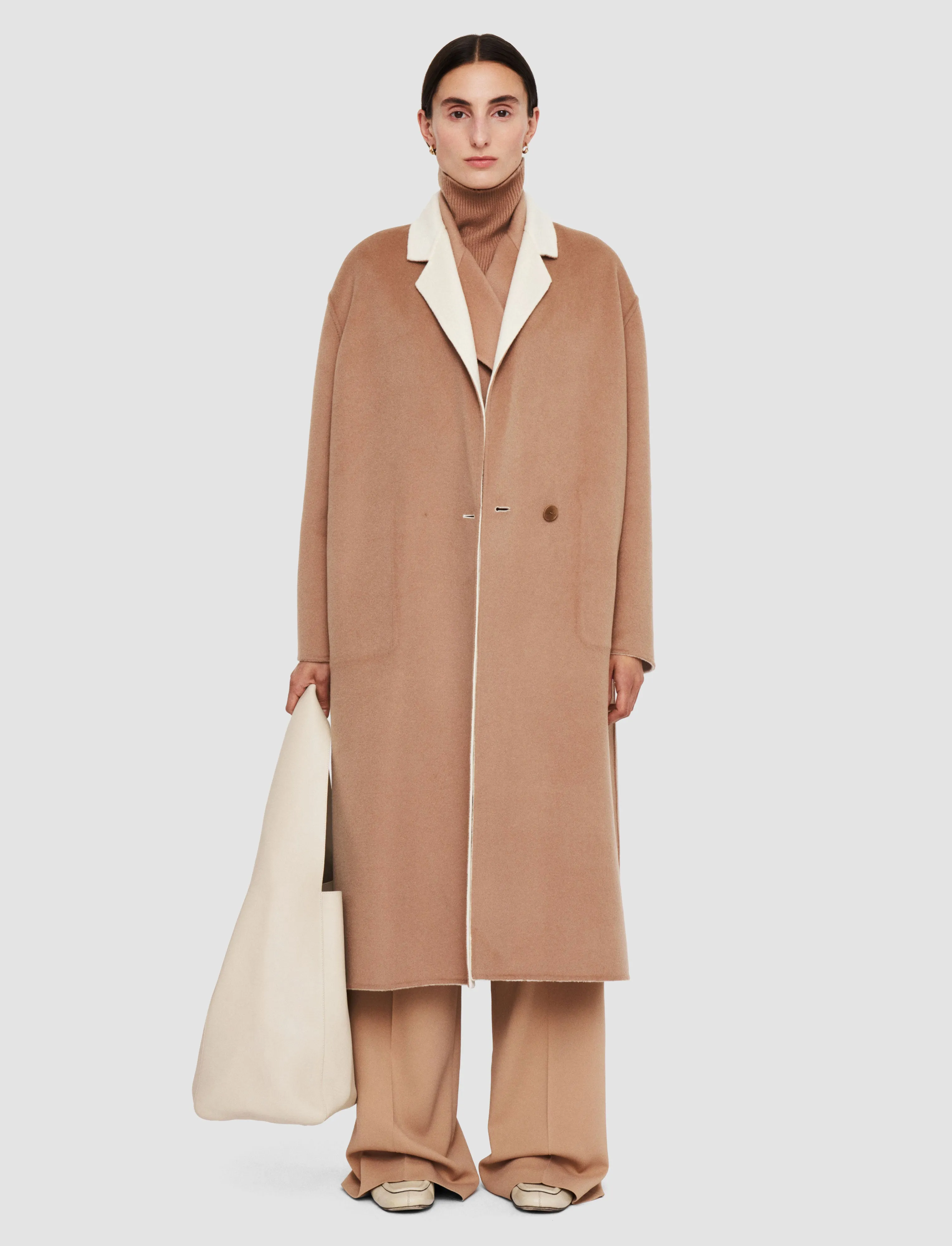 Edmond Reversible Double Face Cashmere Coat sold by Joseph product image thumbnail 2