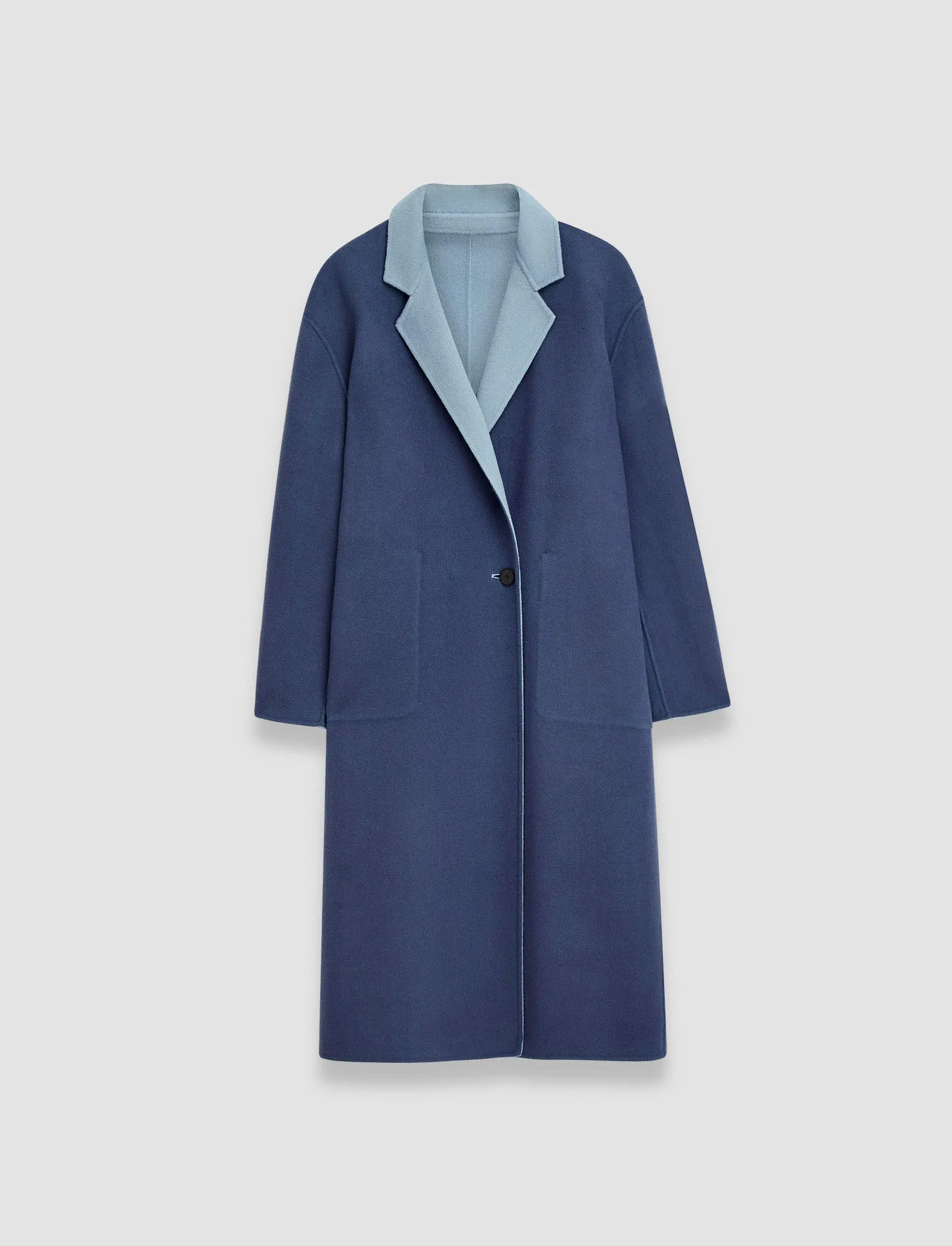 Edmond Reversible Double Face Cashmere Coat sold by Joseph
