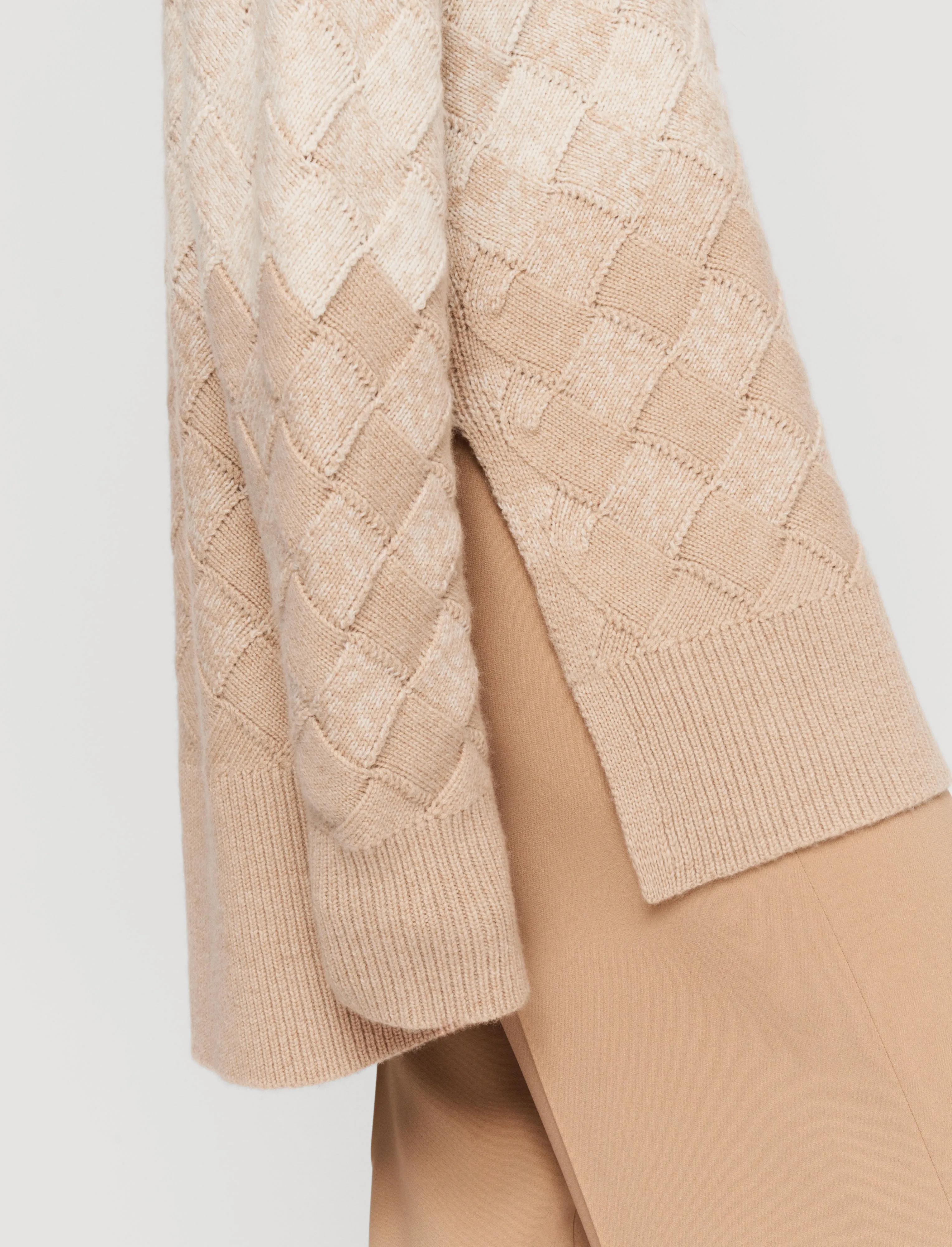 Weave Knit Round Neck Jumper sold by Joseph product image thumbnail 5