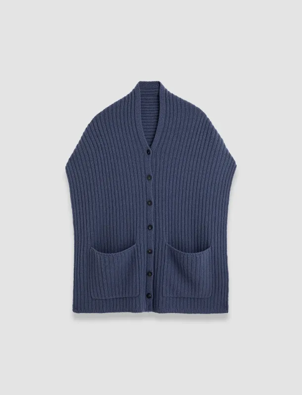 Open Cashmere Button Scarf sold by Joseph