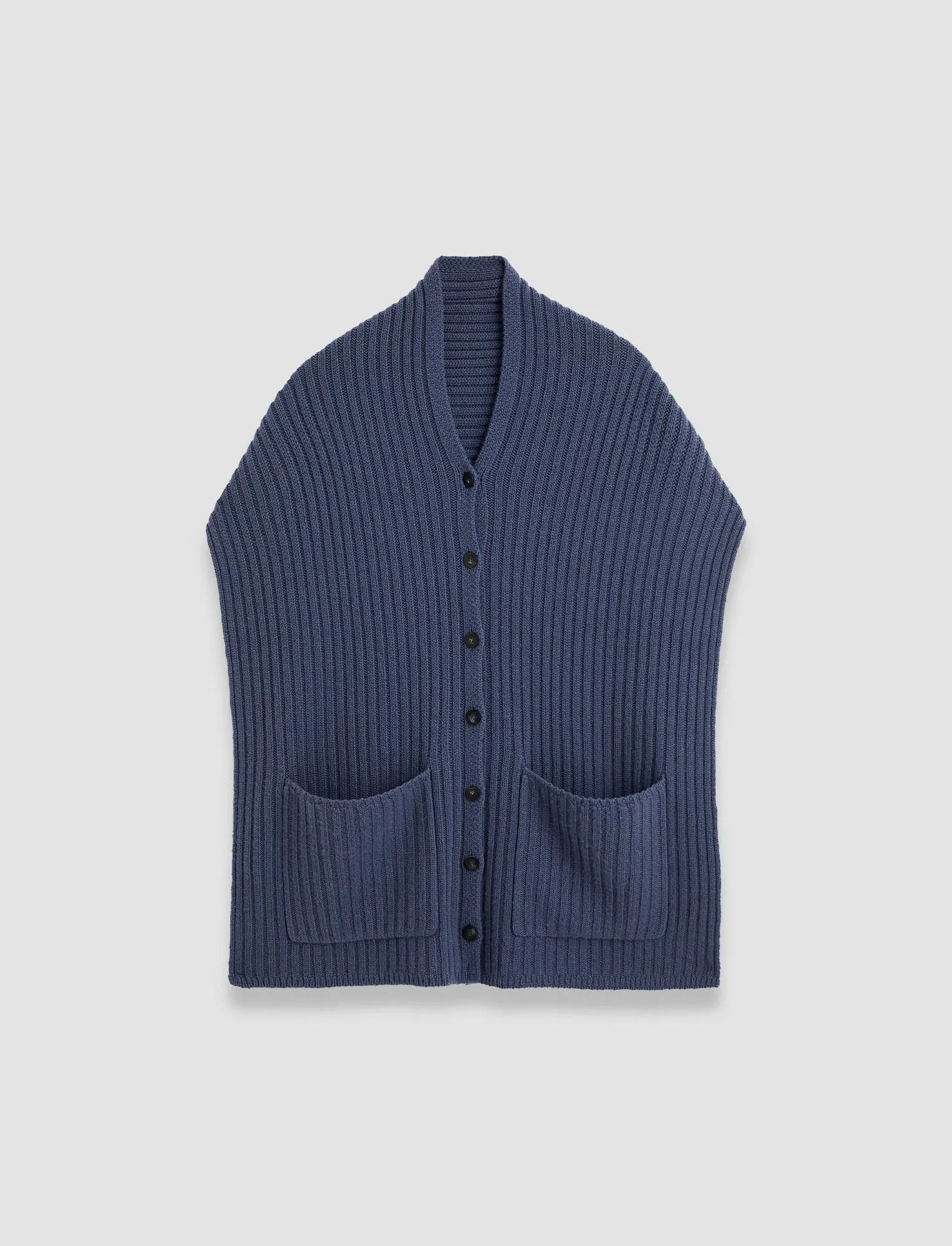 Open Cashmere Button Scarf sold by Joseph