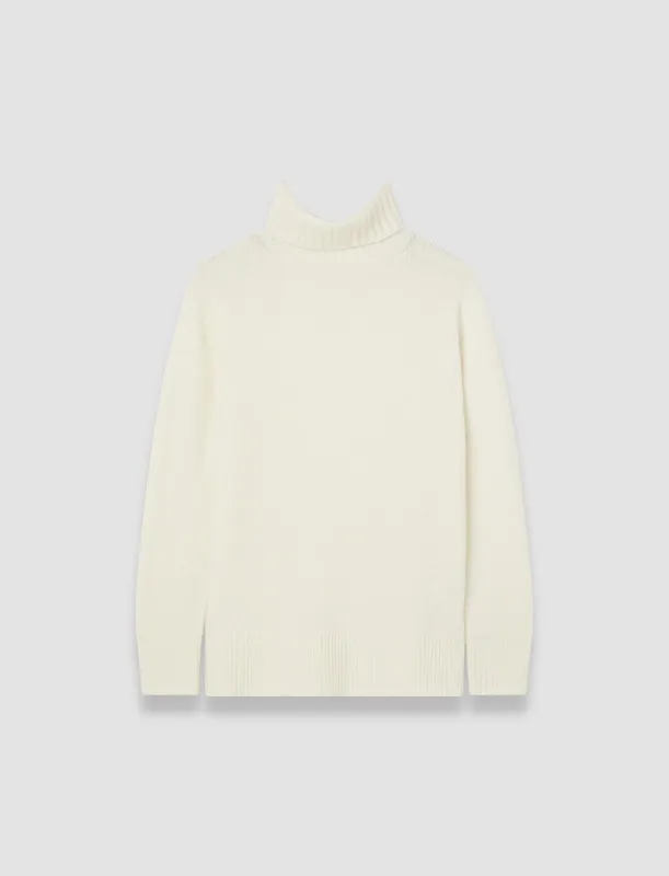 Open Cashmere High Neck Jumper sold by Joseph