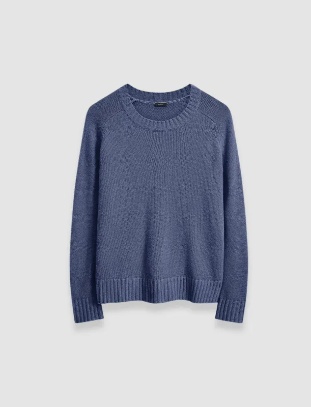 Open Cashmere Round Neck Jumper sold by Joseph