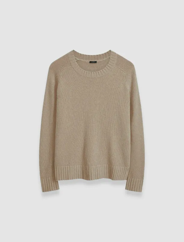 Open Cashmere Round Neck Jumper sold by Joseph