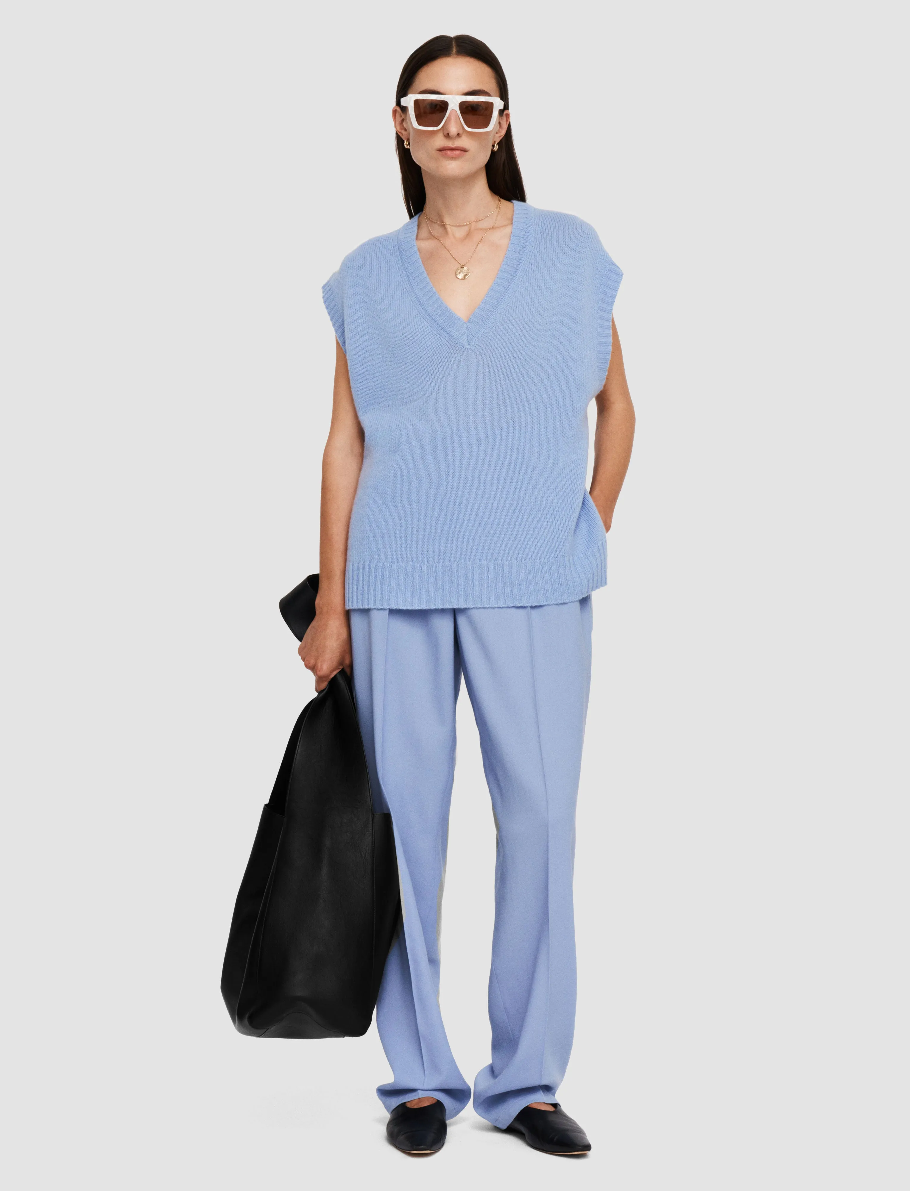 Open Cashmere Vest sold by Joseph product image thumbnail 2