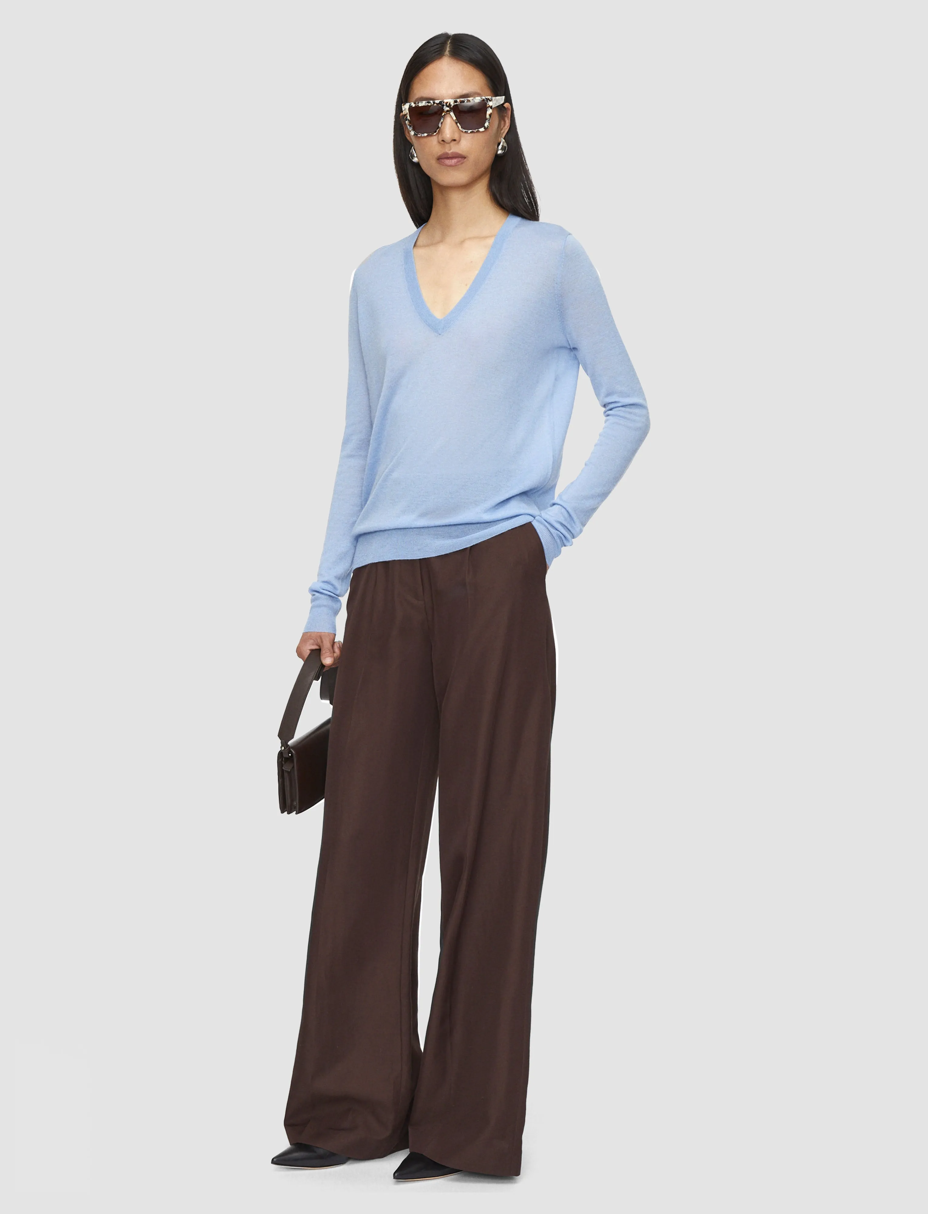 Cashair V Neck Jumper sold by Joseph product image thumbnail 2