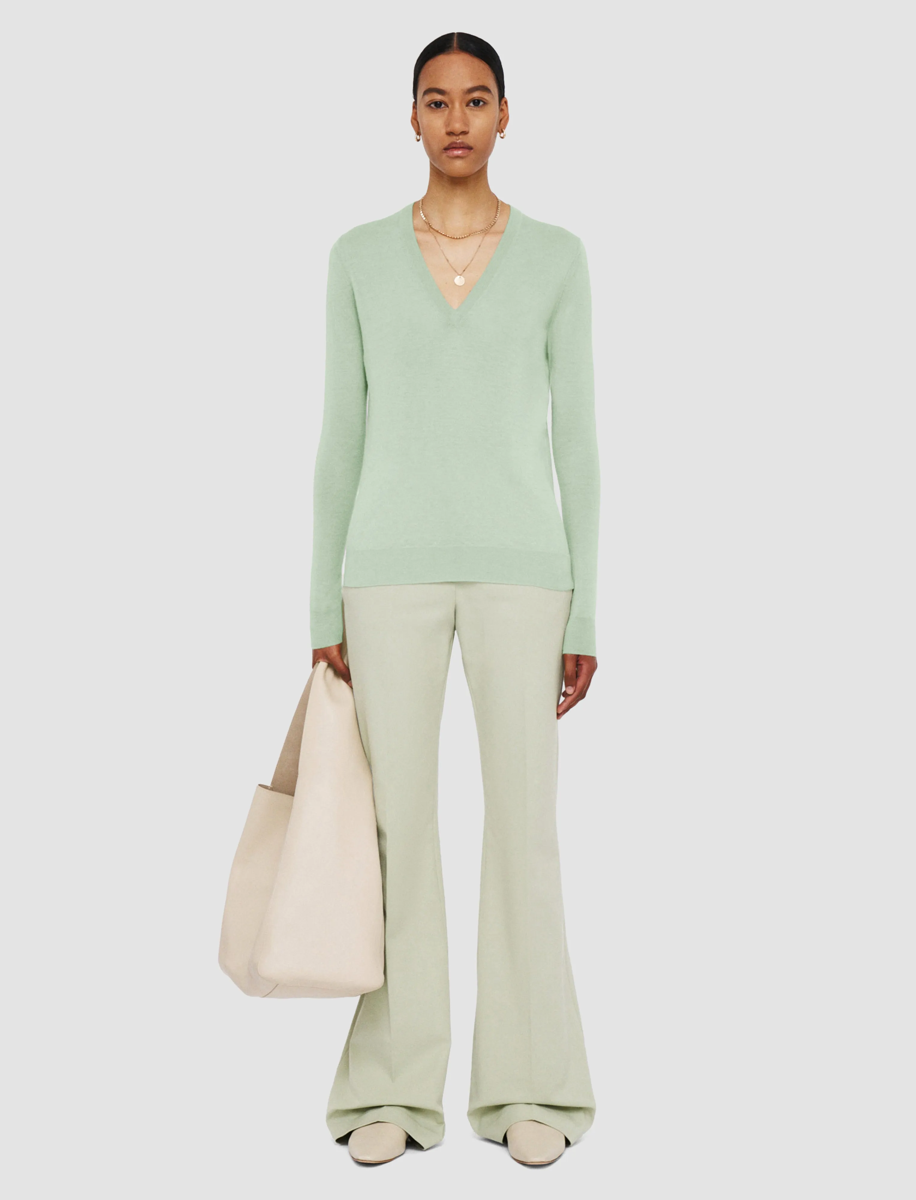 Cashair V Neck Jumper sold by Joseph product image thumbnail 2