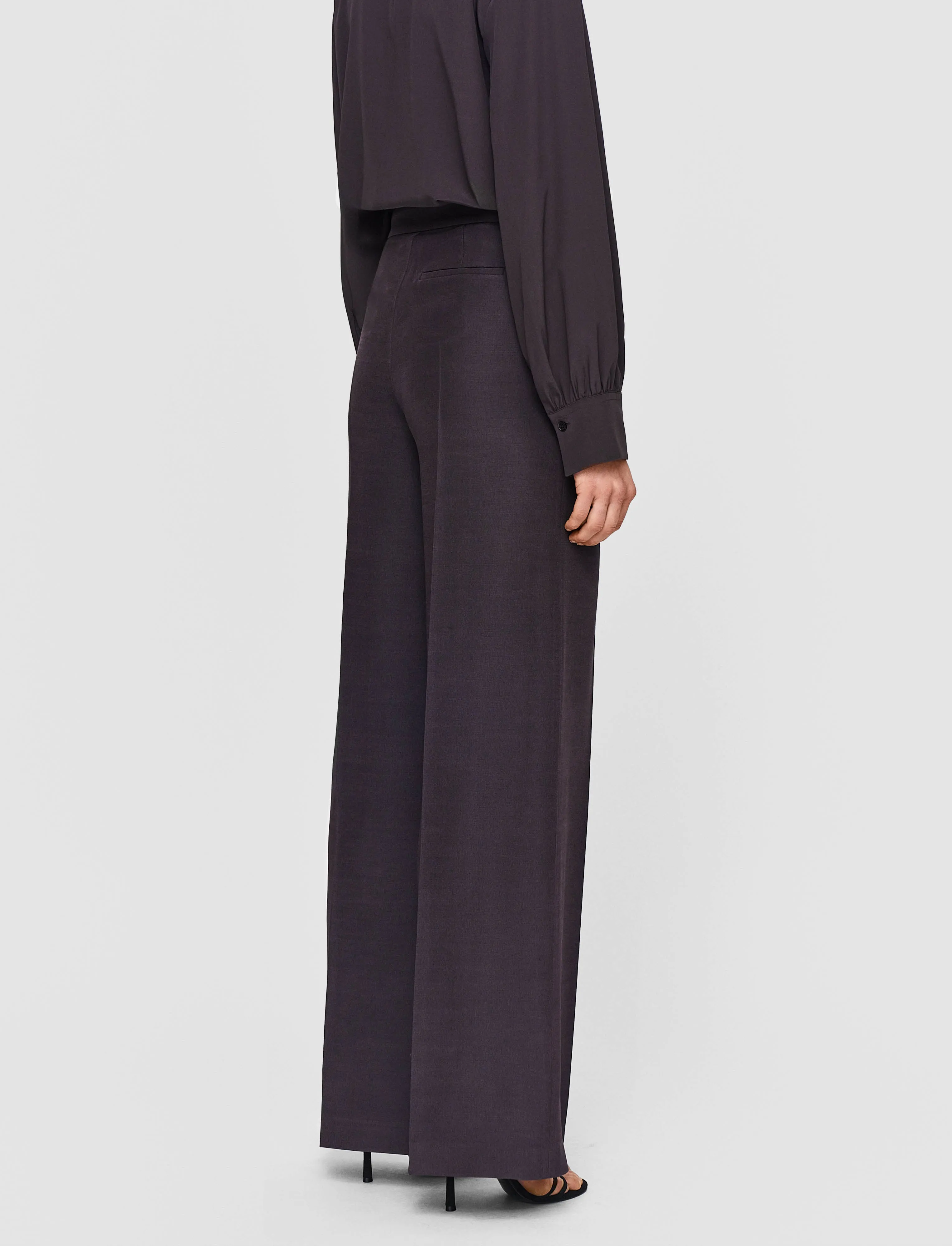 Alane Evening Silk Blend Trousers sold by Joseph product image thumbnail 3