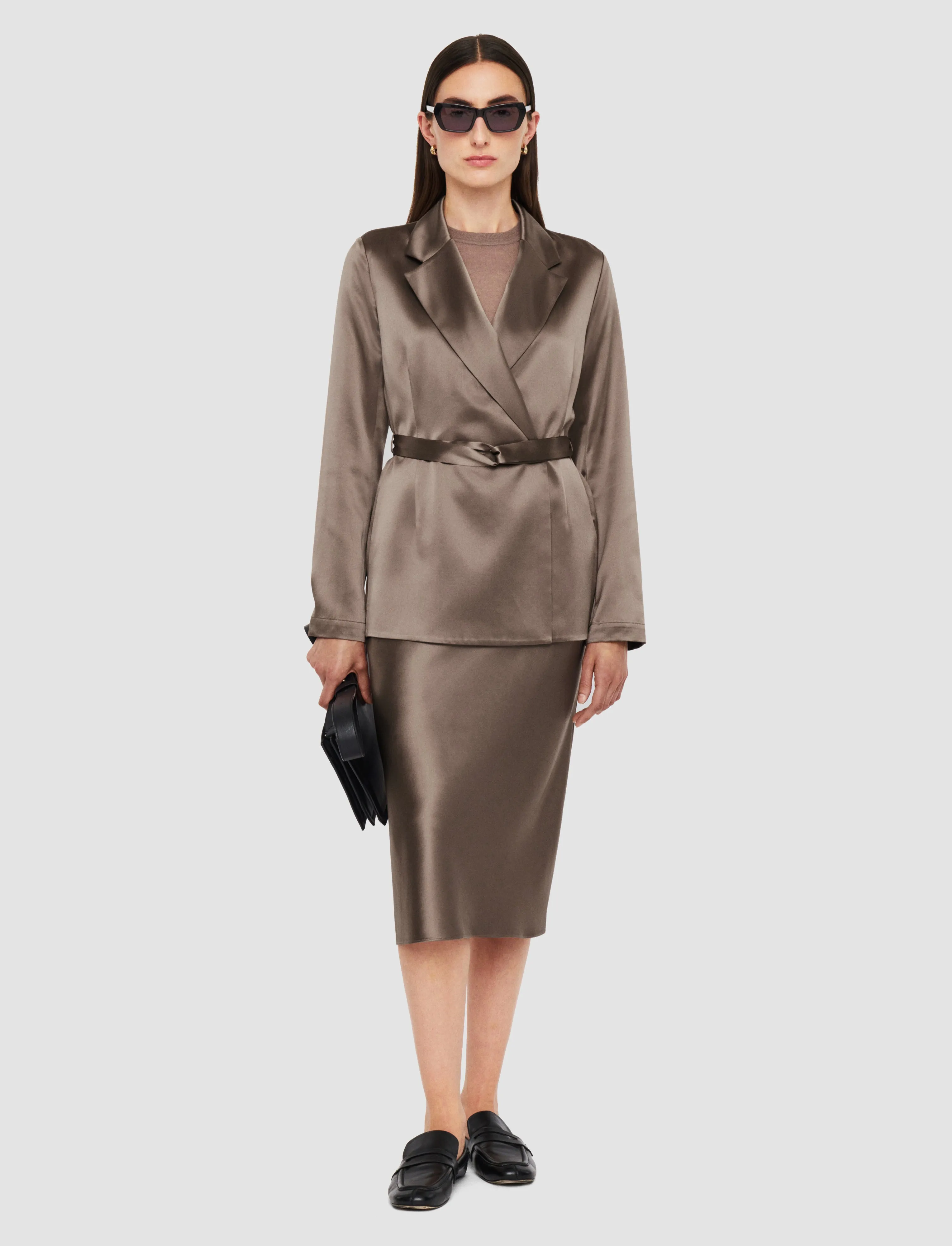 Joubert Silk Satin Jacket sold by Joseph product image thumbnail 2