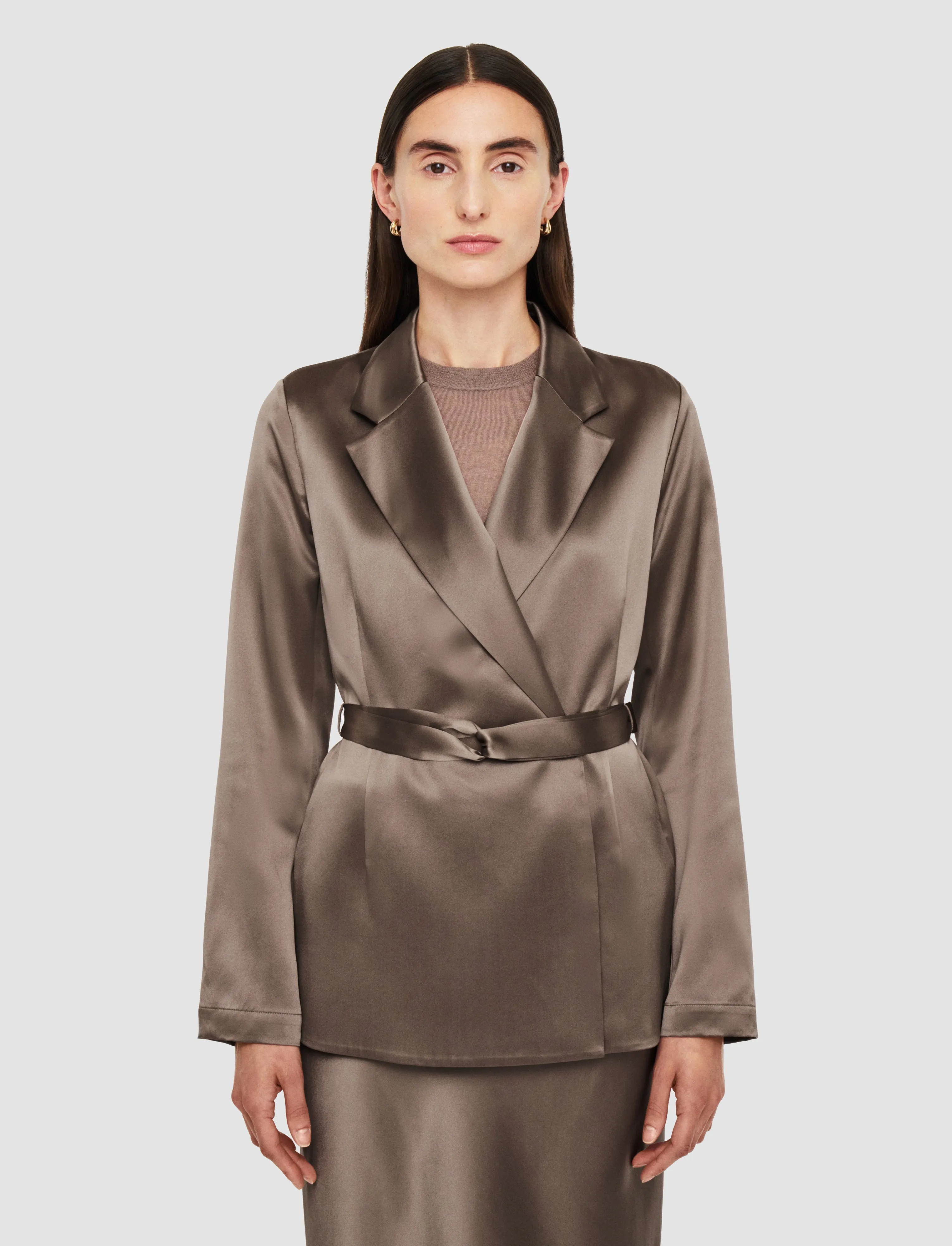Joubert Silk Satin Jacket sold by Joseph product image thumbnail 3