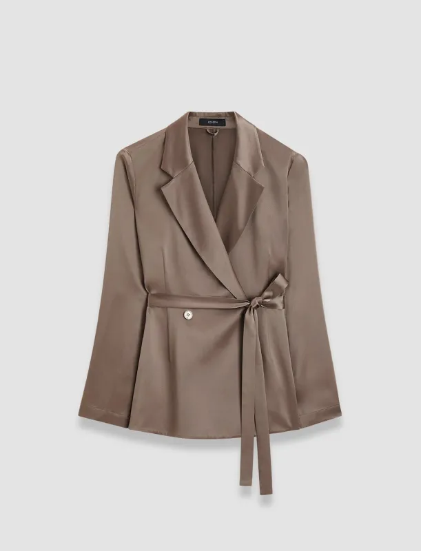 Joubert Silk Satin Jacket sold by Joseph