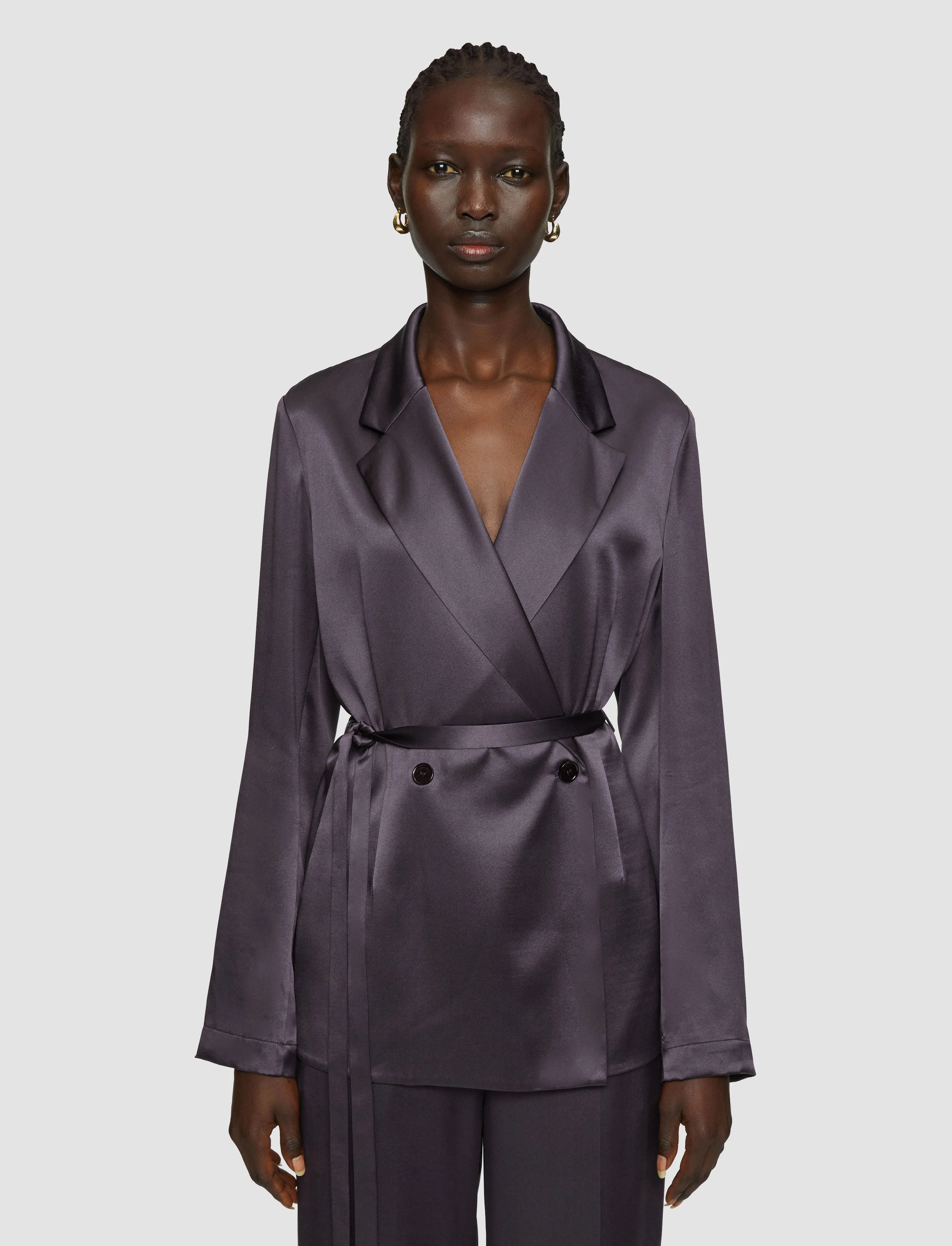 Joubert Silk Satin Jacket sold by Joseph product image thumbnail 3