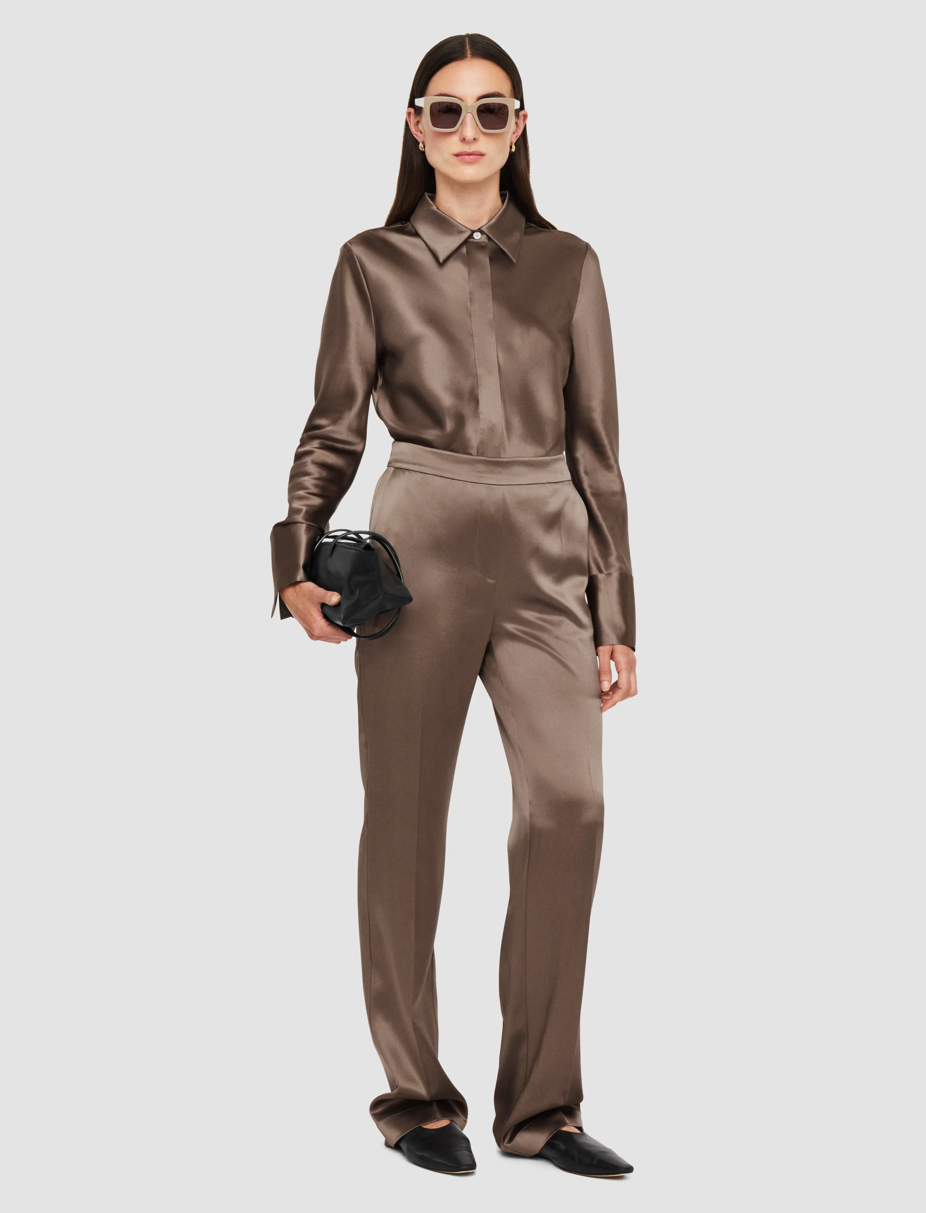 Tova Silk Satin Trousers sold by Joseph product image thumbnail 2
