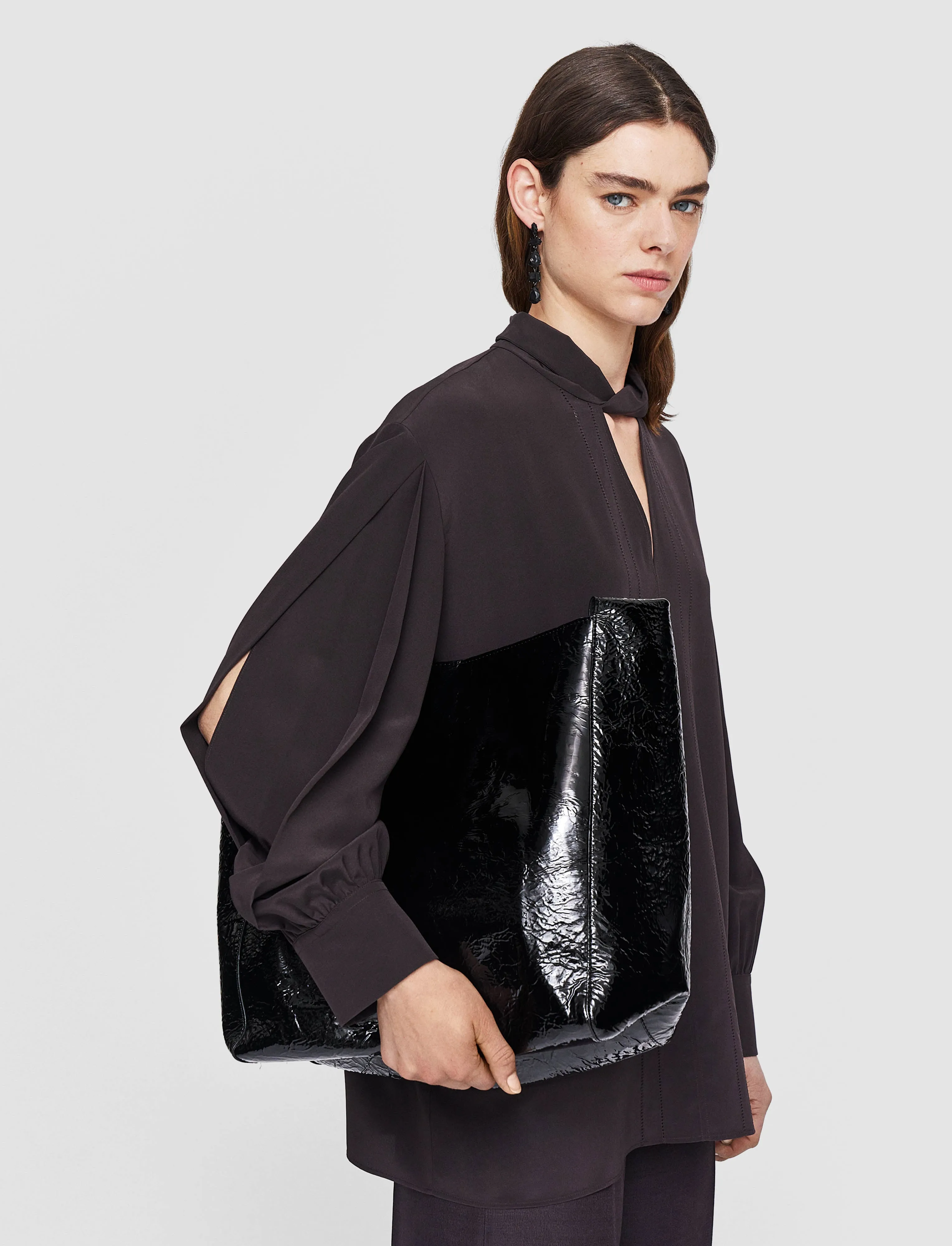 Rivoli Silk Crepe de Chine Blouse sold by Joseph product image thumbnail 5