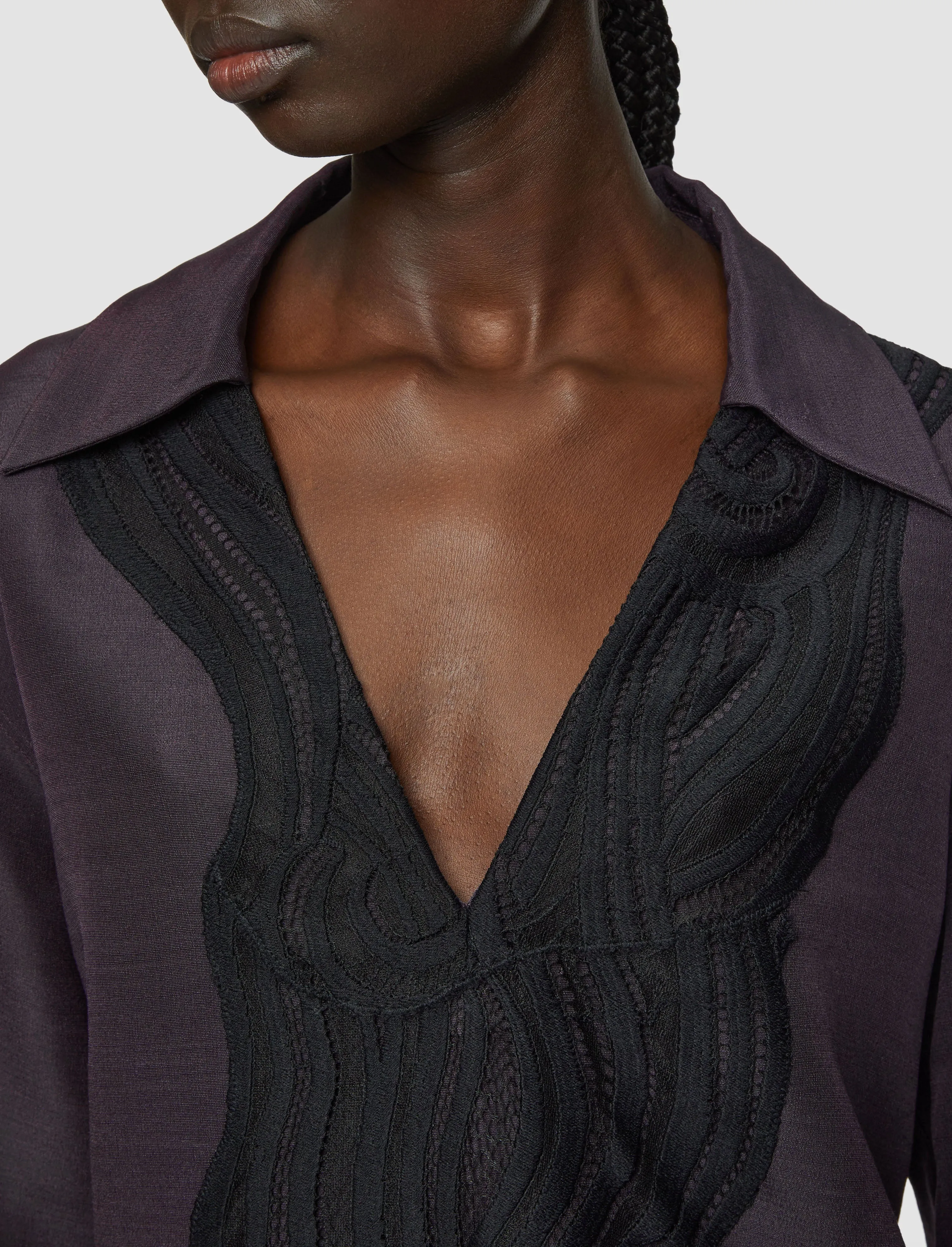 Madrid Evening Silk Blend Lace Blouse sold by Joseph product image thumbnail 5