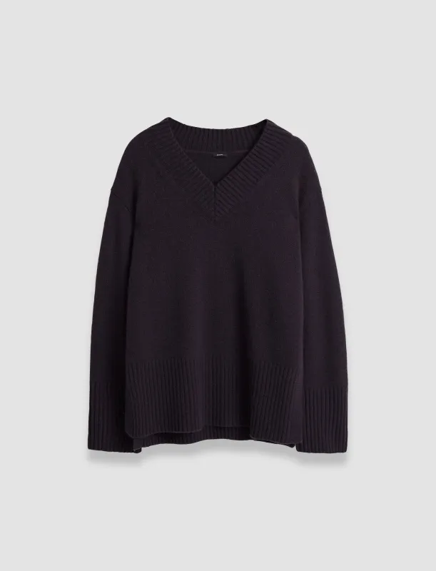 Luxe Cashmere V Neck Jumper sold by Joseph