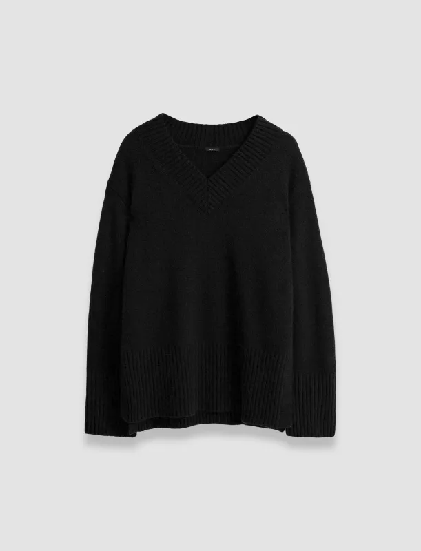 Luxe Cashmere V Neck Jumper sold by Joseph