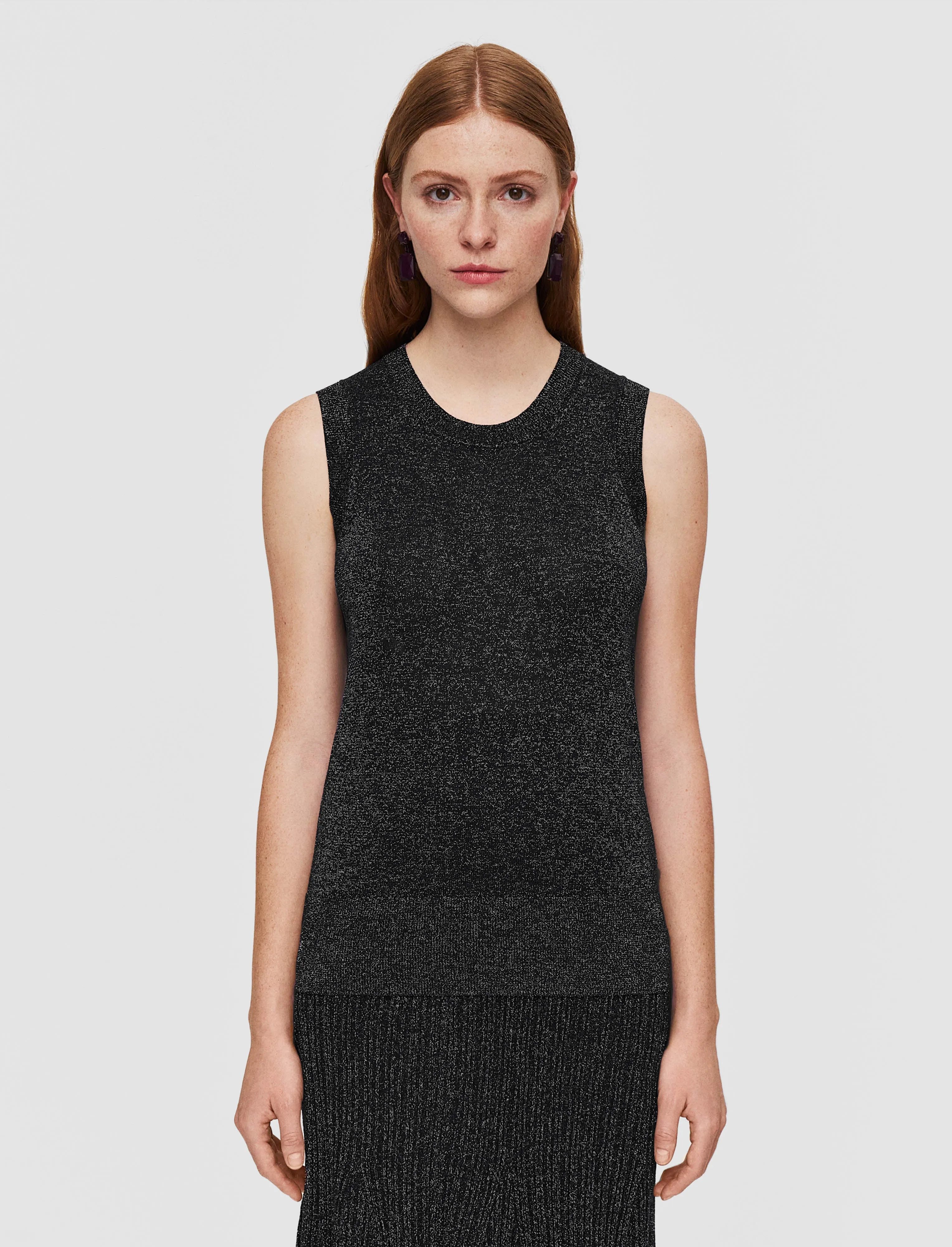 Lurex Knit Tank Top sold by Joseph product image thumbnail 3