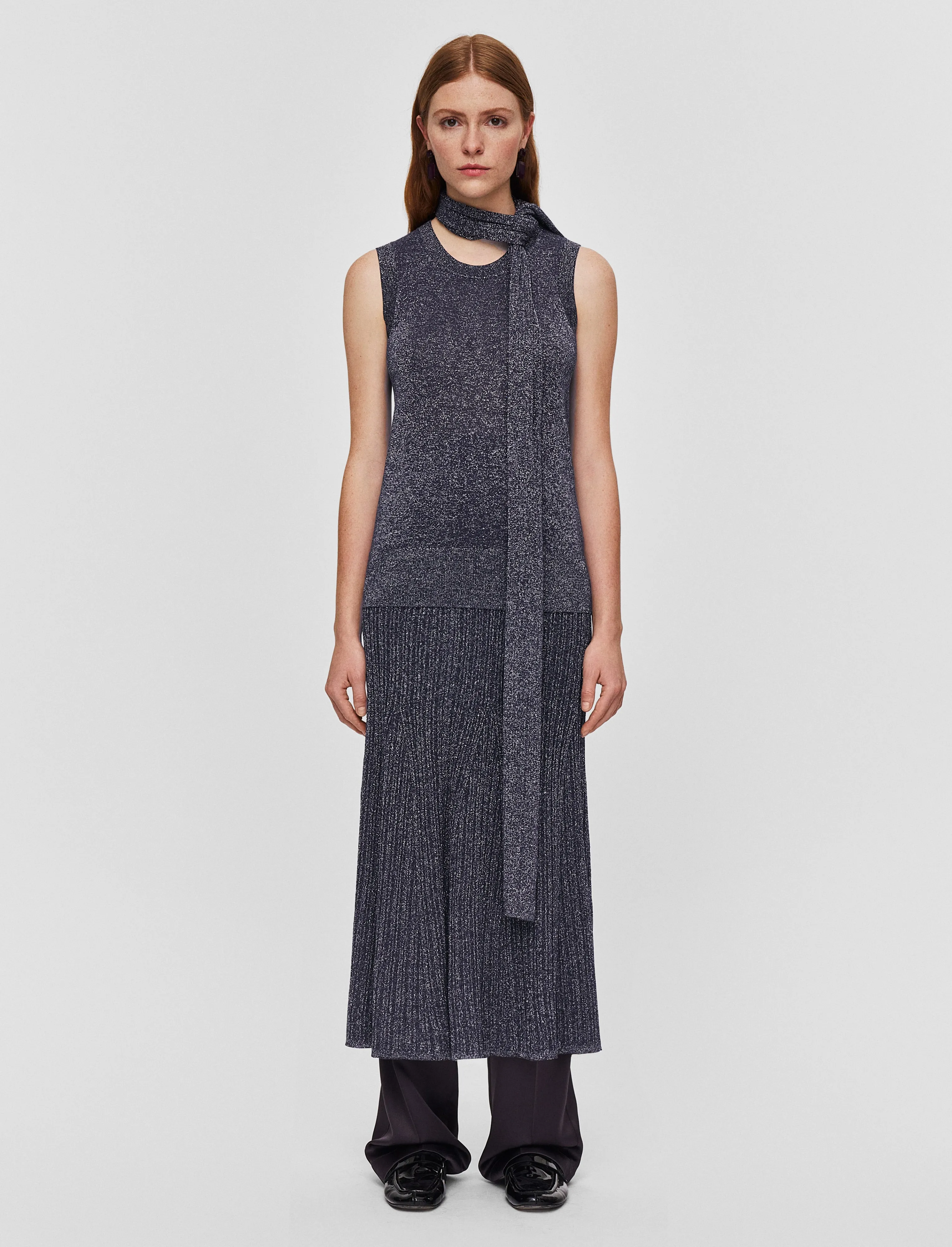 Lurex Knit Tank Top sold by Joseph product image thumbnail 2