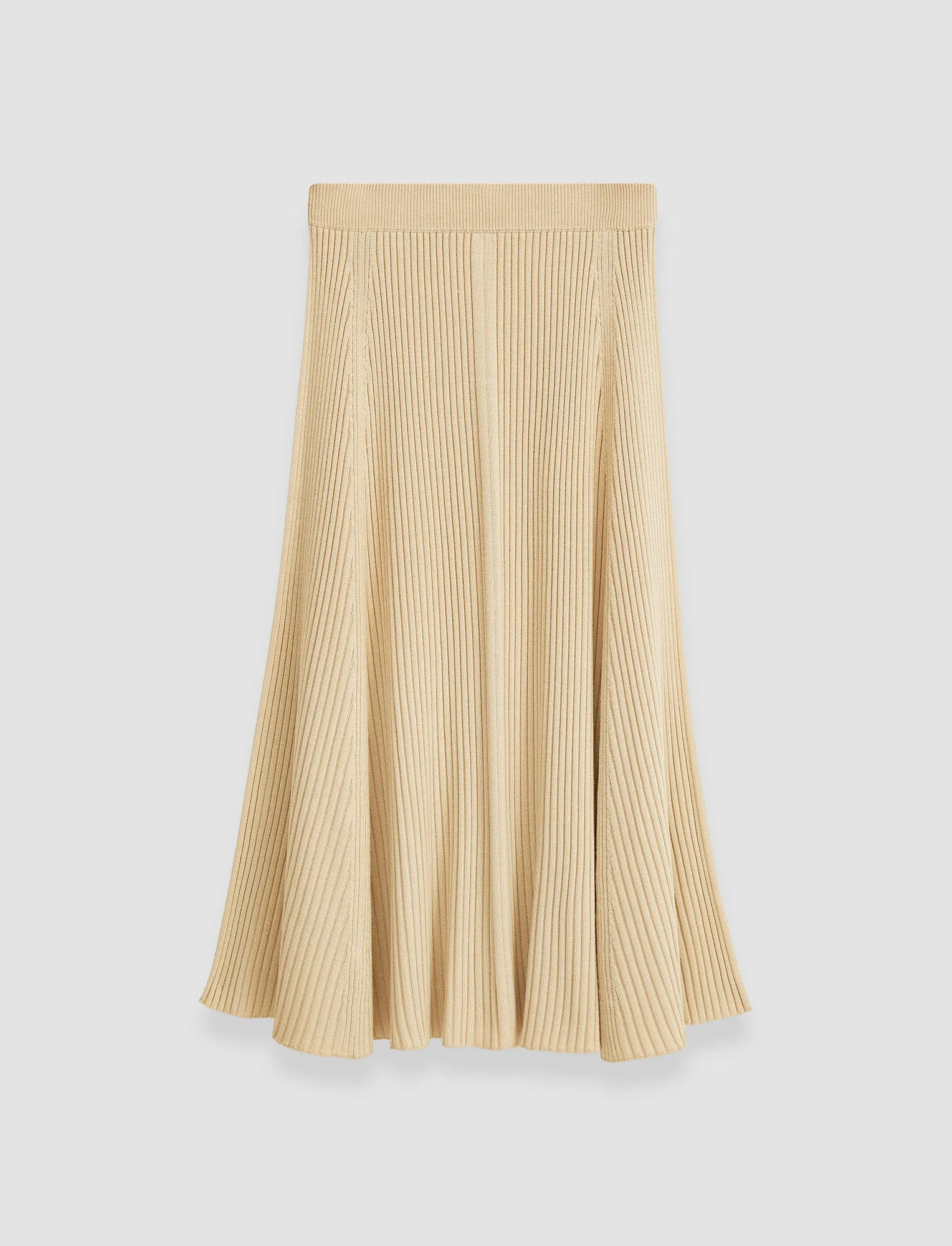 Merino Silk Rib Skirt sold by Joseph