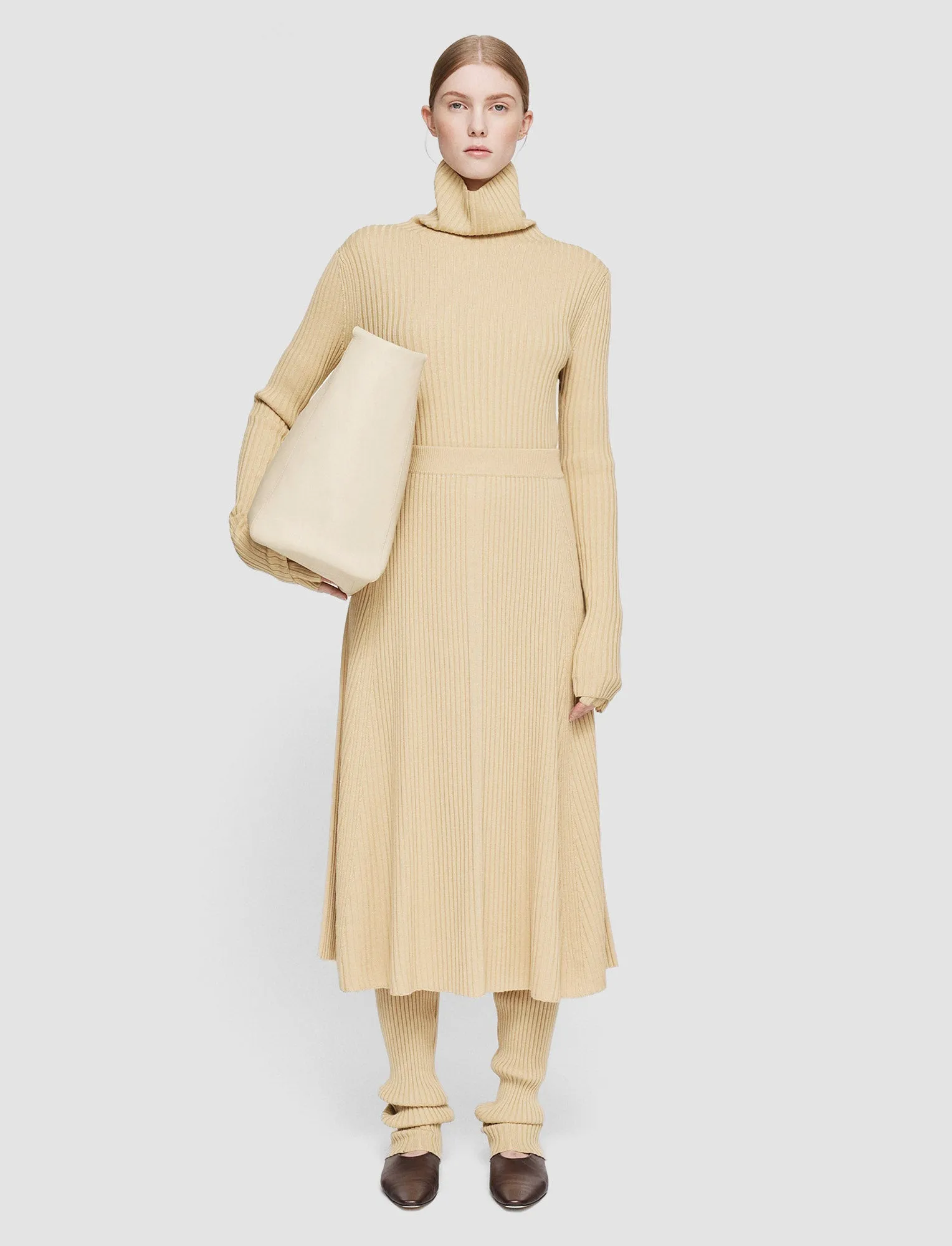 Merino Silk Rib Skirt sold by Joseph product image thumbnail 2