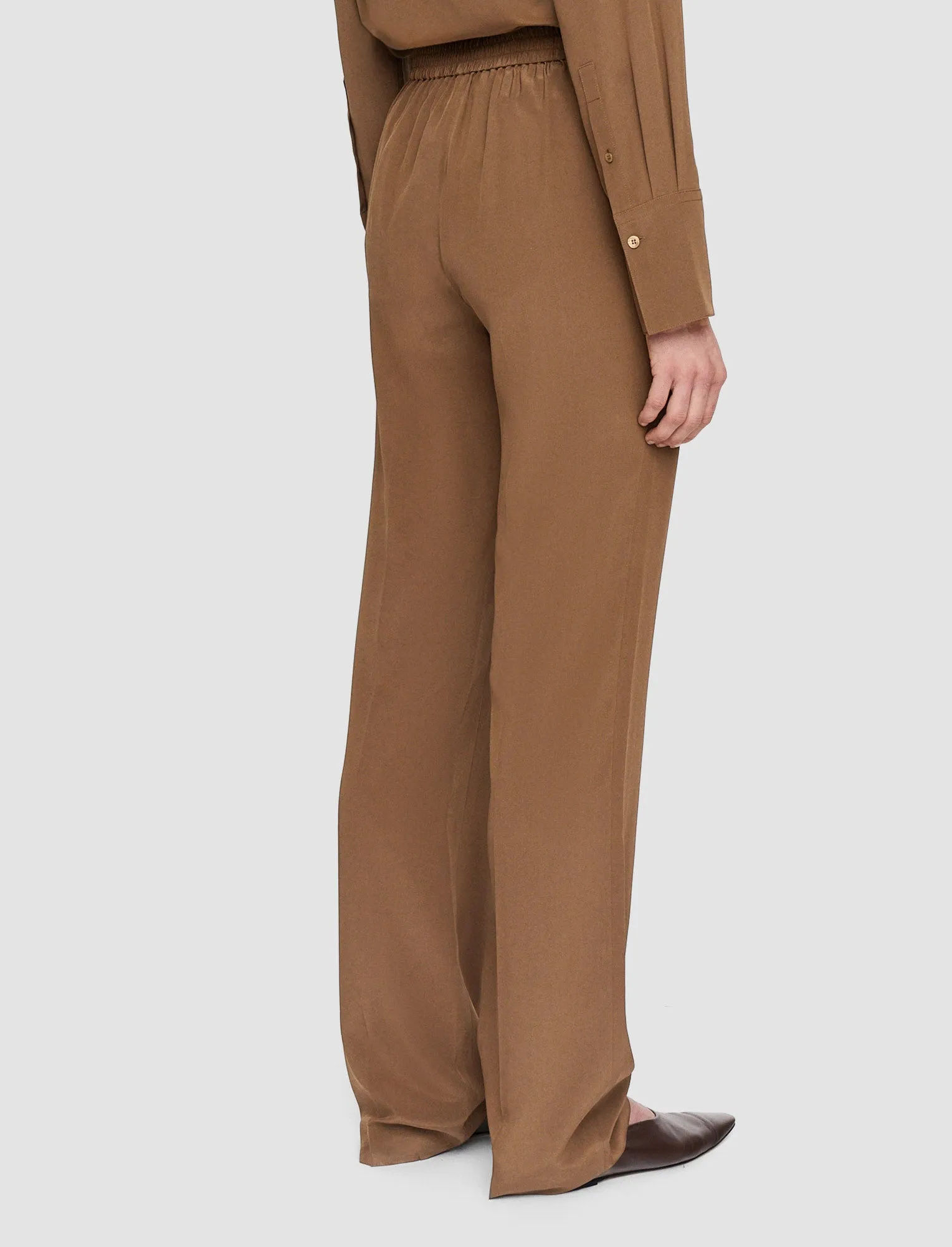 Silk Crepe de Chine Tova Trousers sold by Joseph product image thumbnail 3