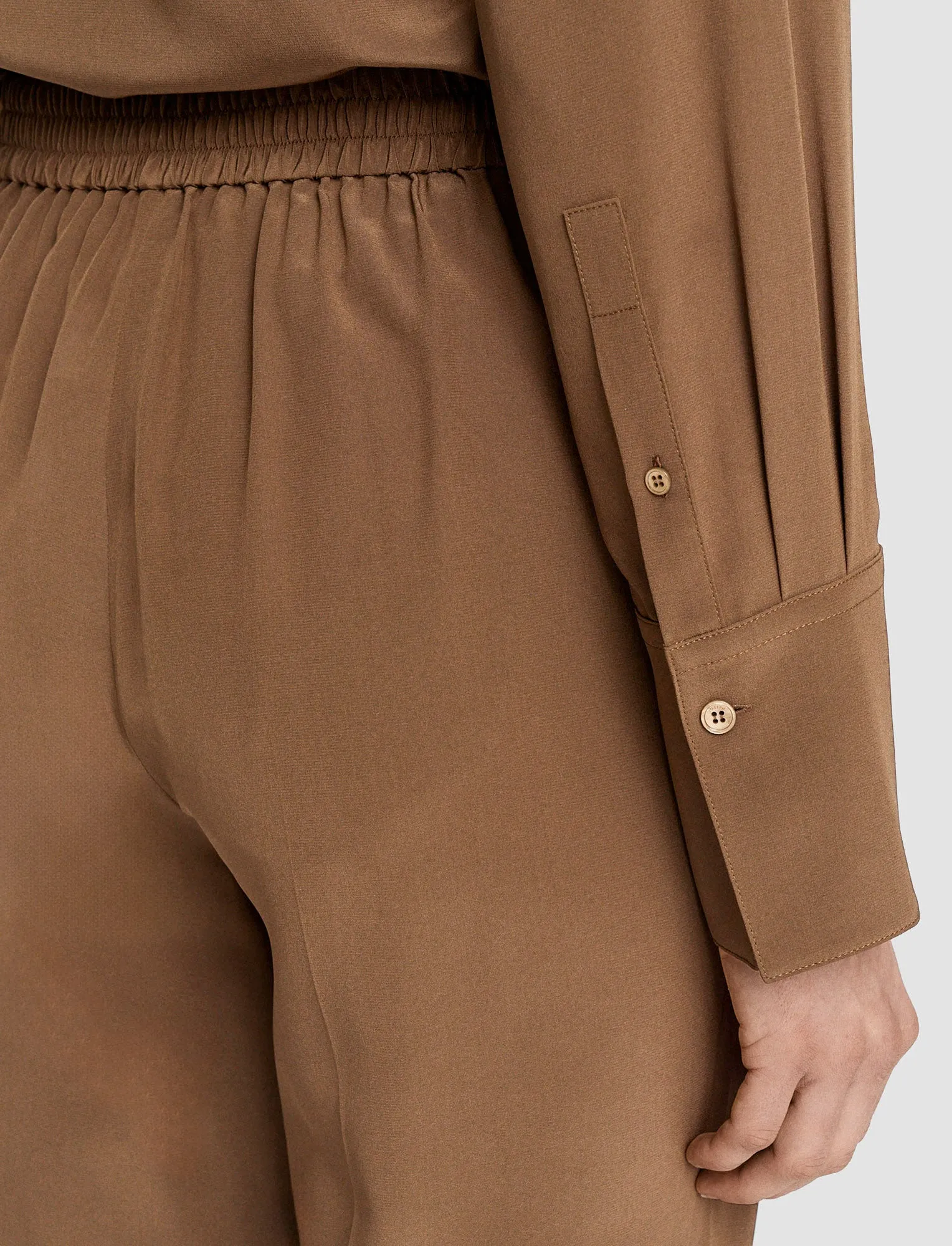 Silk Crepe de Chine Tova Trousers sold by Joseph product image thumbnail 5