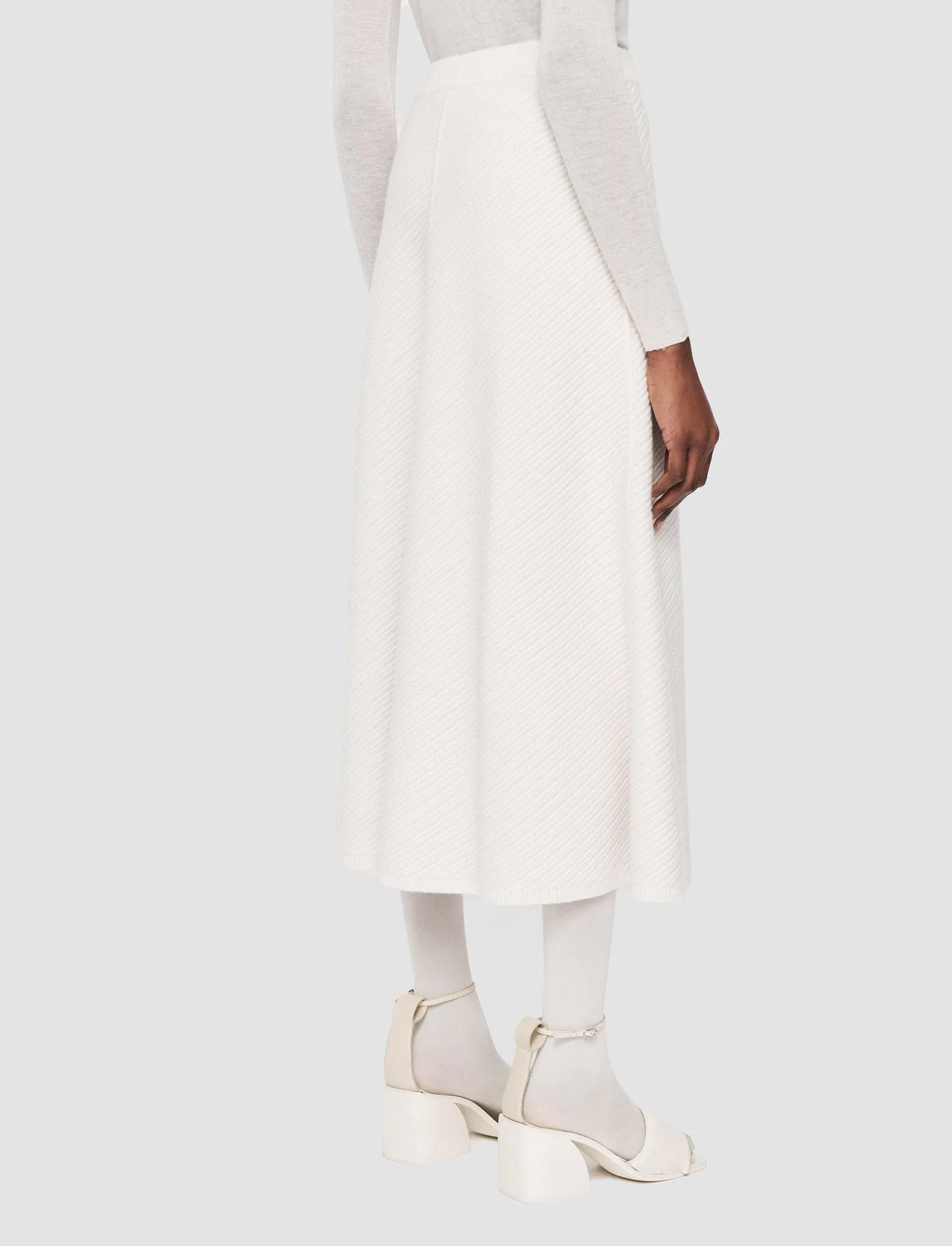 Diagonal Knit Skirt sold by Joseph product image thumbnail 3