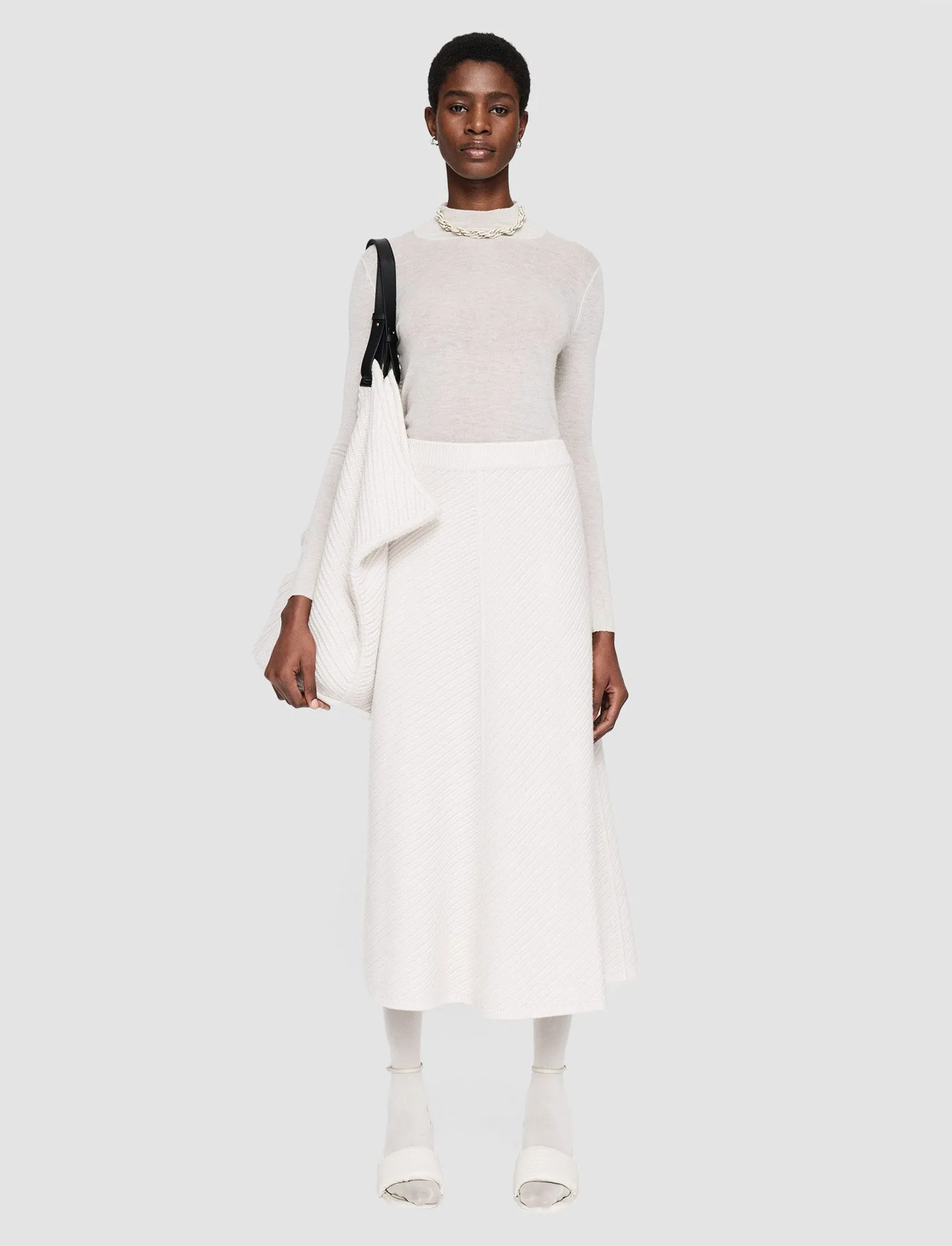 Diagonal Knit Skirt sold by Joseph product image thumbnail 2