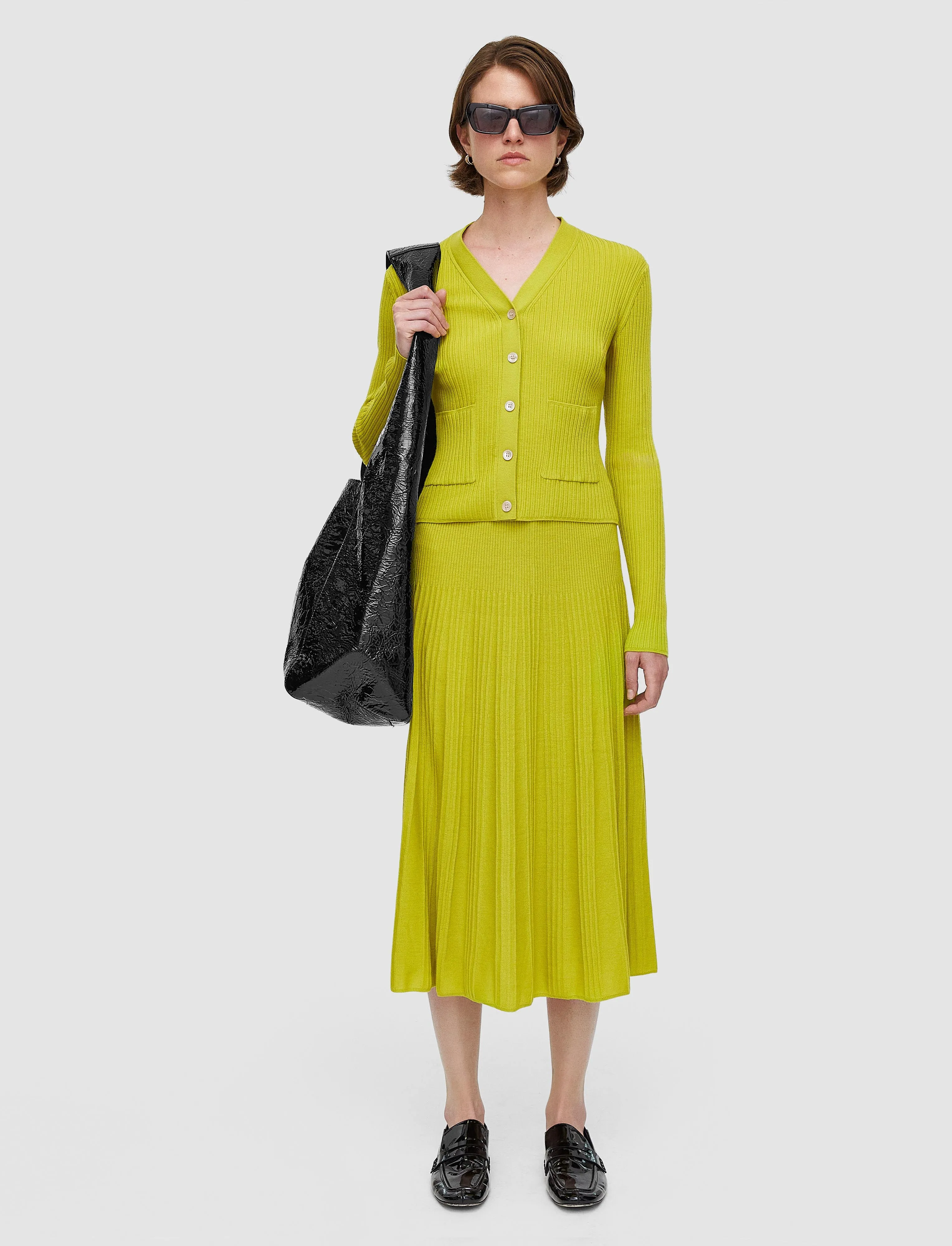 Merino Rib Skirt sold by Joseph product image thumbnail 2