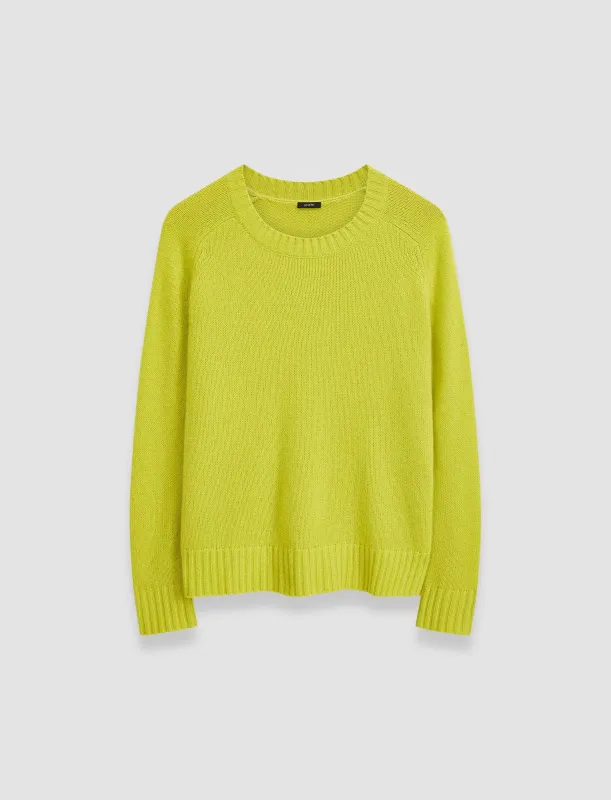Open Cashmere Round Neck Jumper sold by Joseph