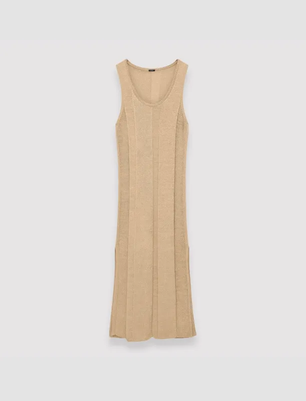Linen Blend Knitted Long Dress sold by Joseph