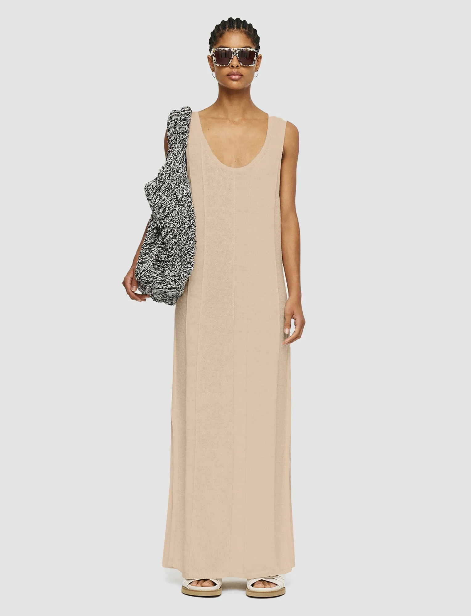 Linen Blend Knitted Long Dress sold by Joseph product image thumbnail 2