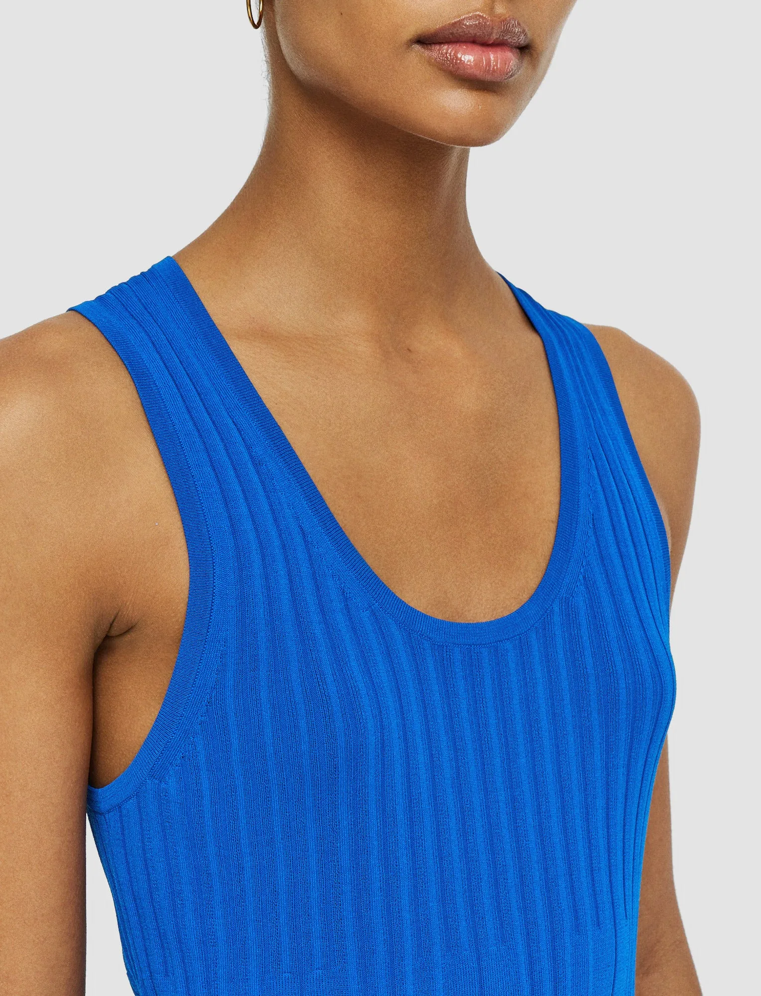 Viscose Rib Knit Tank Top sold by Joseph product image thumbnail 4