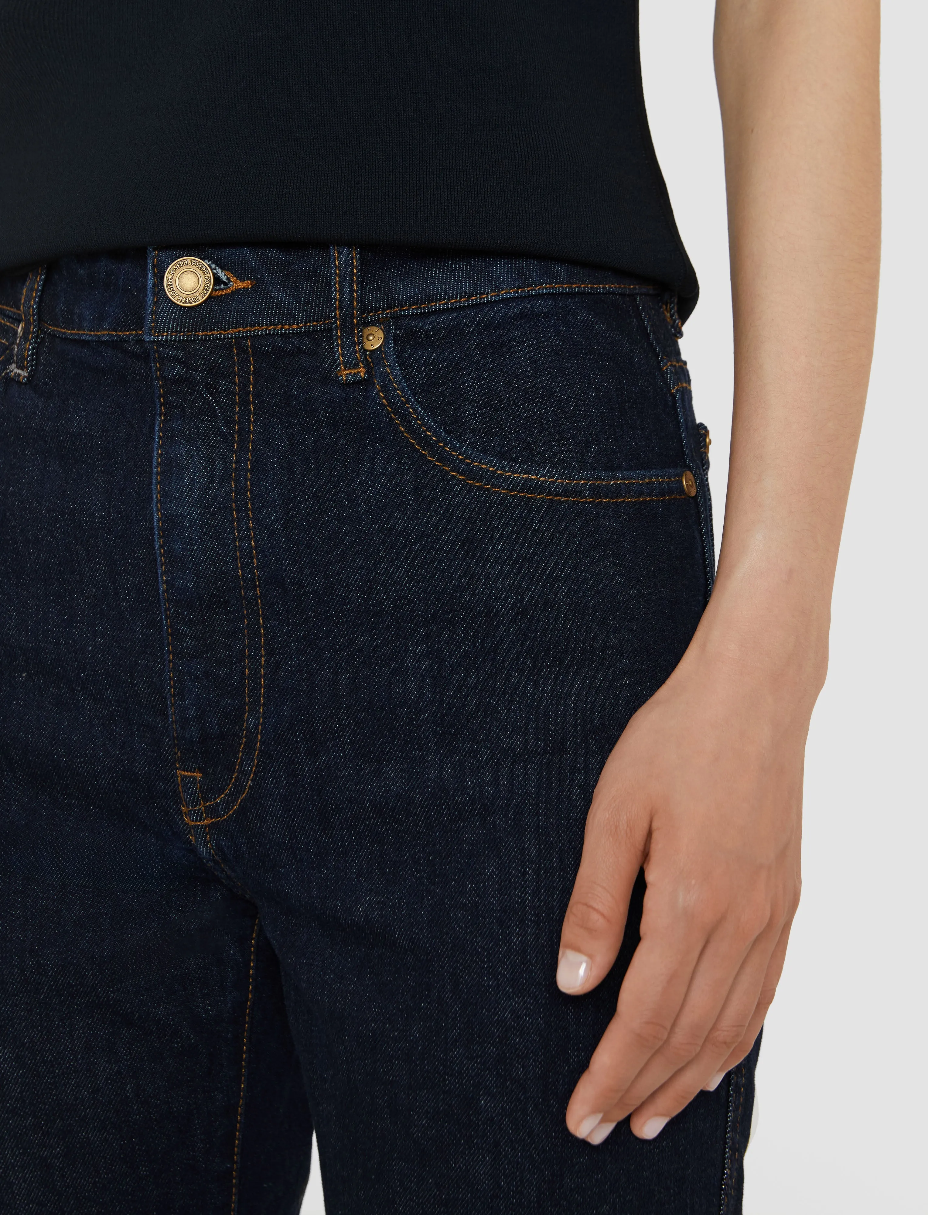 Denim Stretch Duke Trousers sold by Joseph product image thumbnail 4