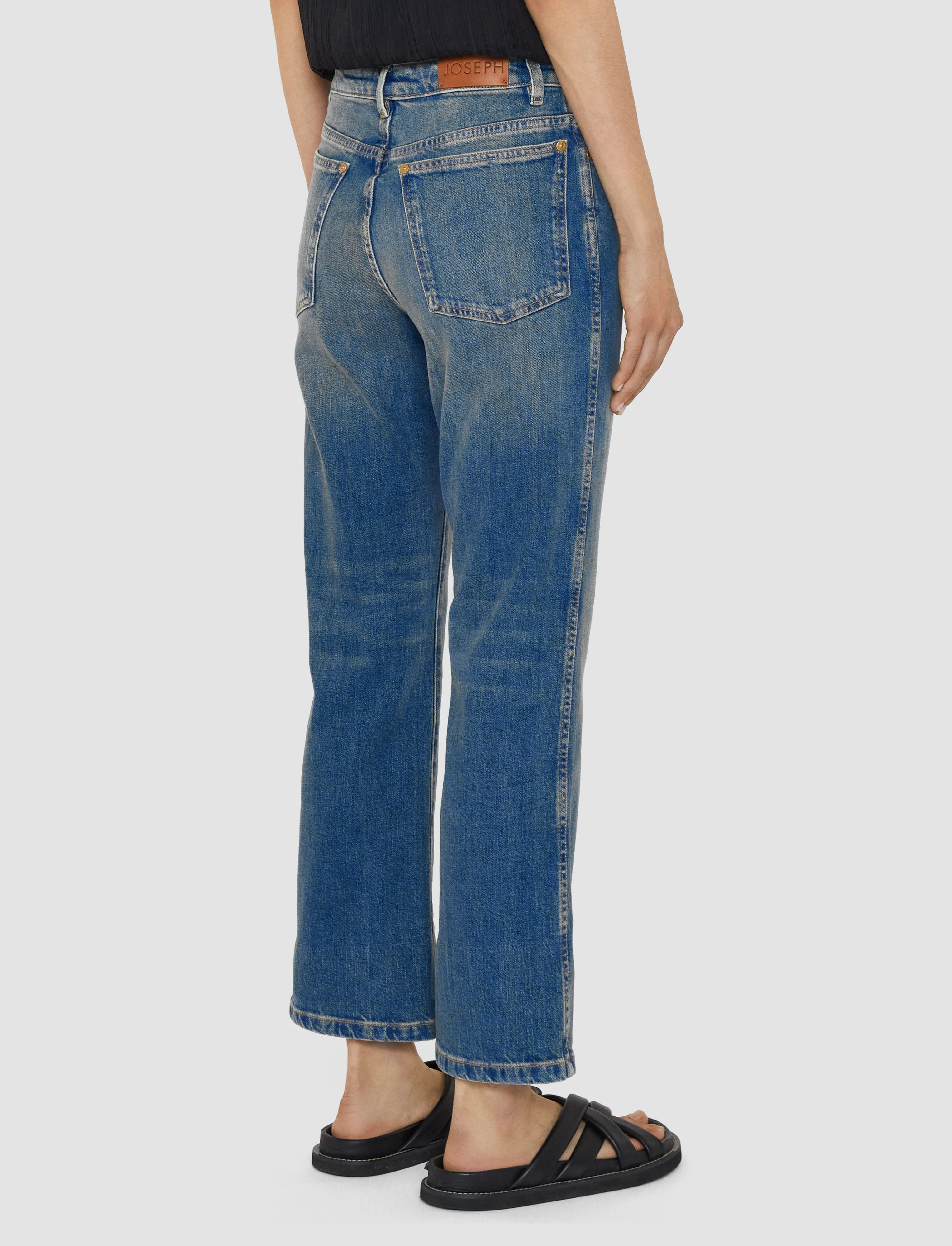 Denim Stretch Duke Trousers sold by Joseph product image thumbnail 3