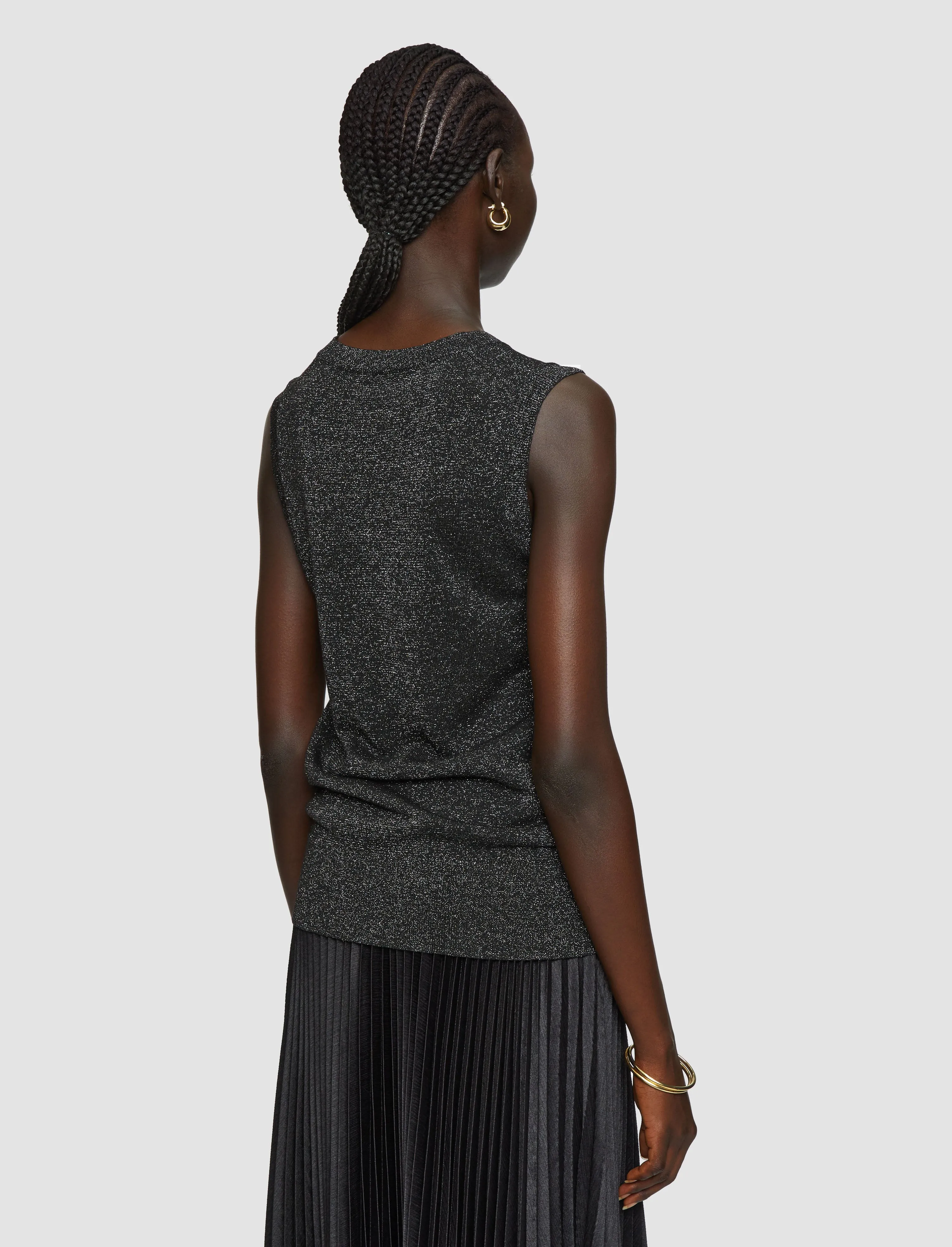 Lurex Knit Tank Top sold by Joseph product image thumbnail 4