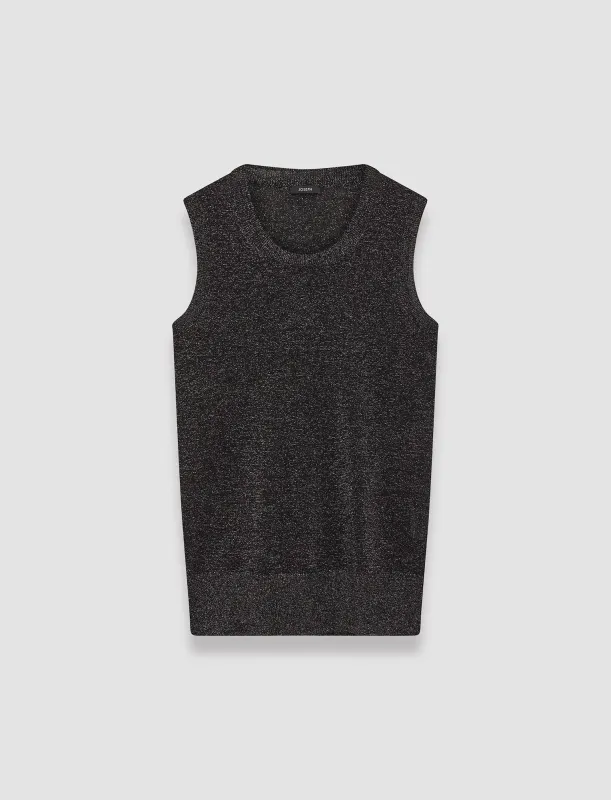 Lurex Knit Tank Top sold by Joseph