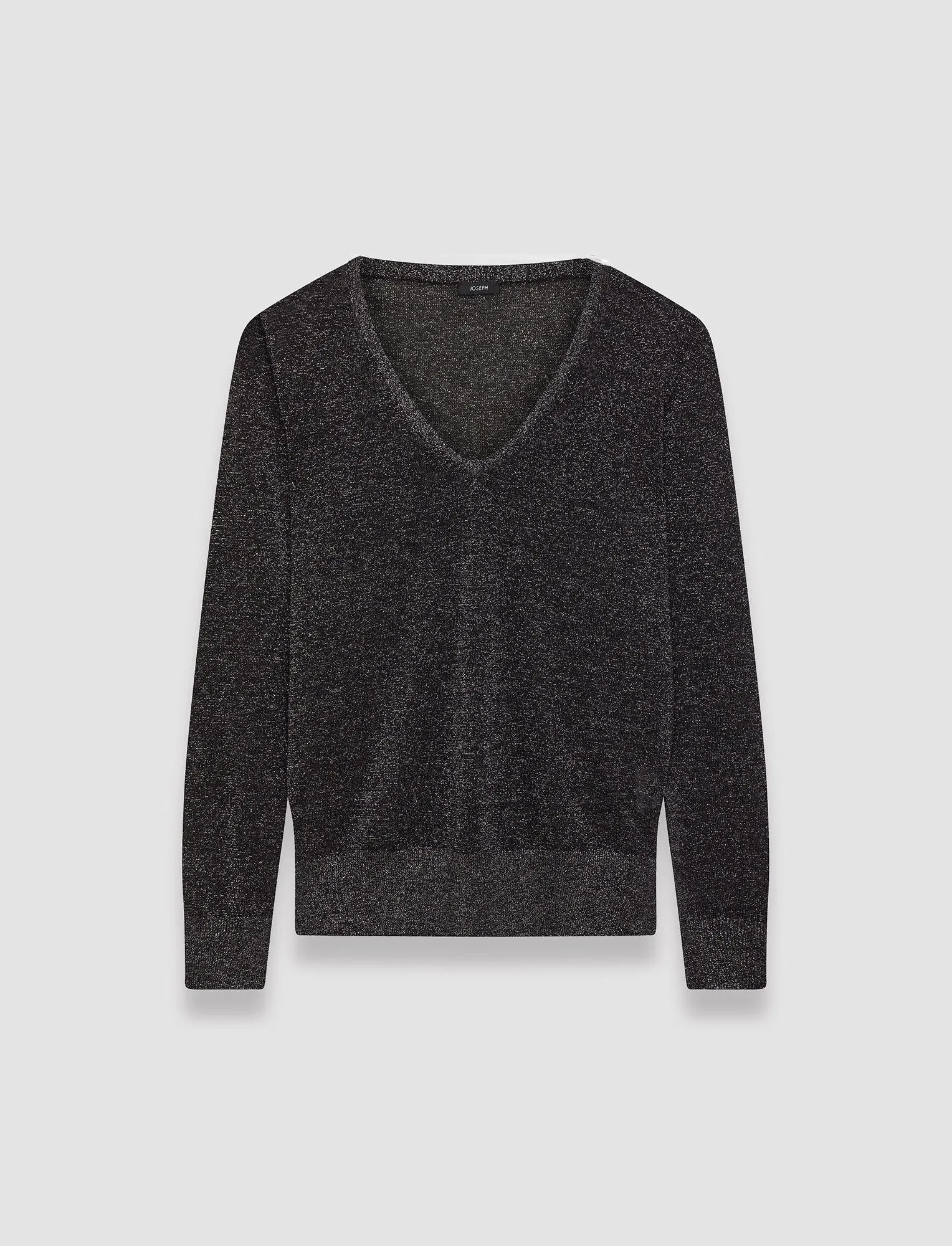 Lurex Knit V Neck Jumper sold by Joseph