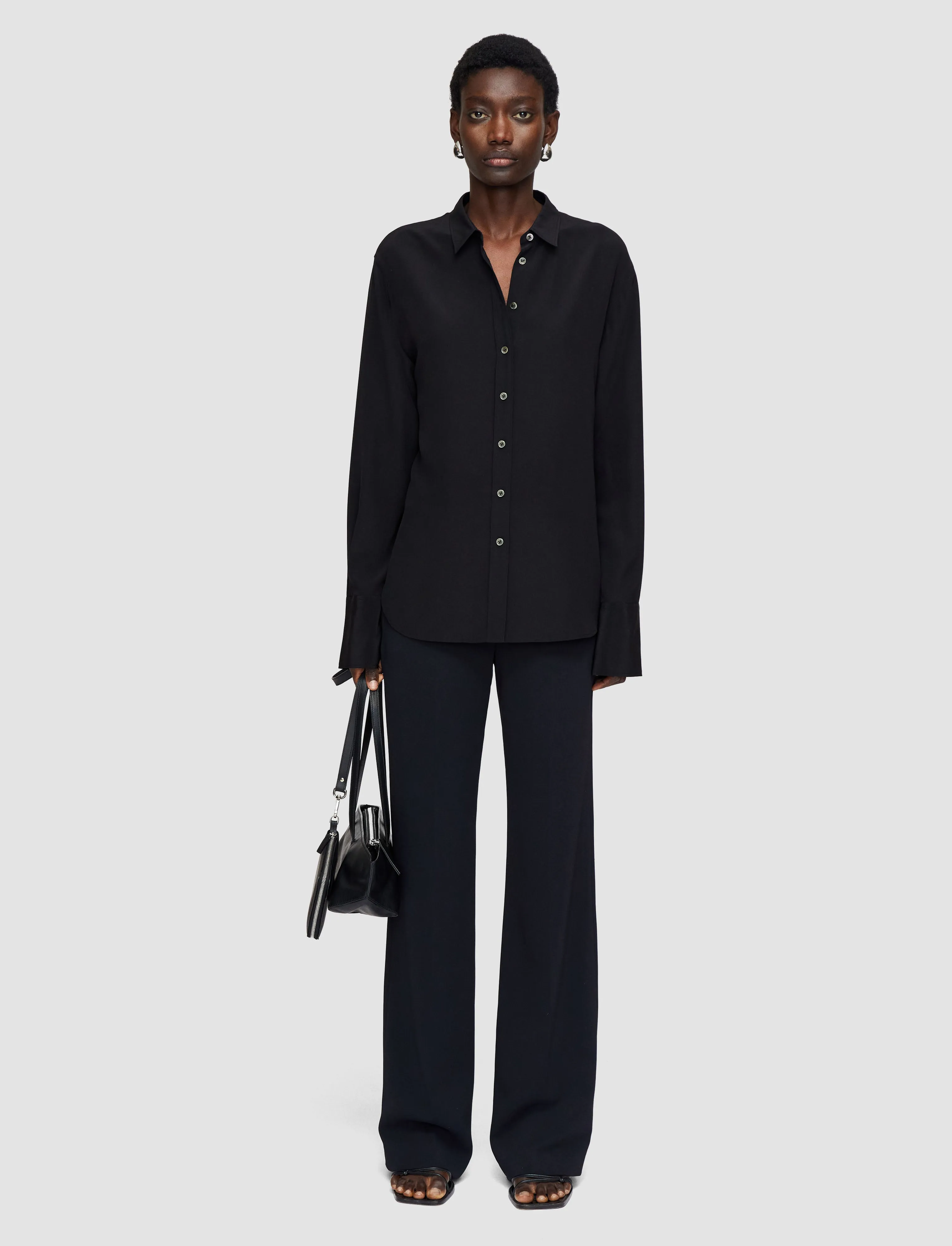 Joe Silk Crepe de Chine Blouse sold by Joseph product image thumbnail 2