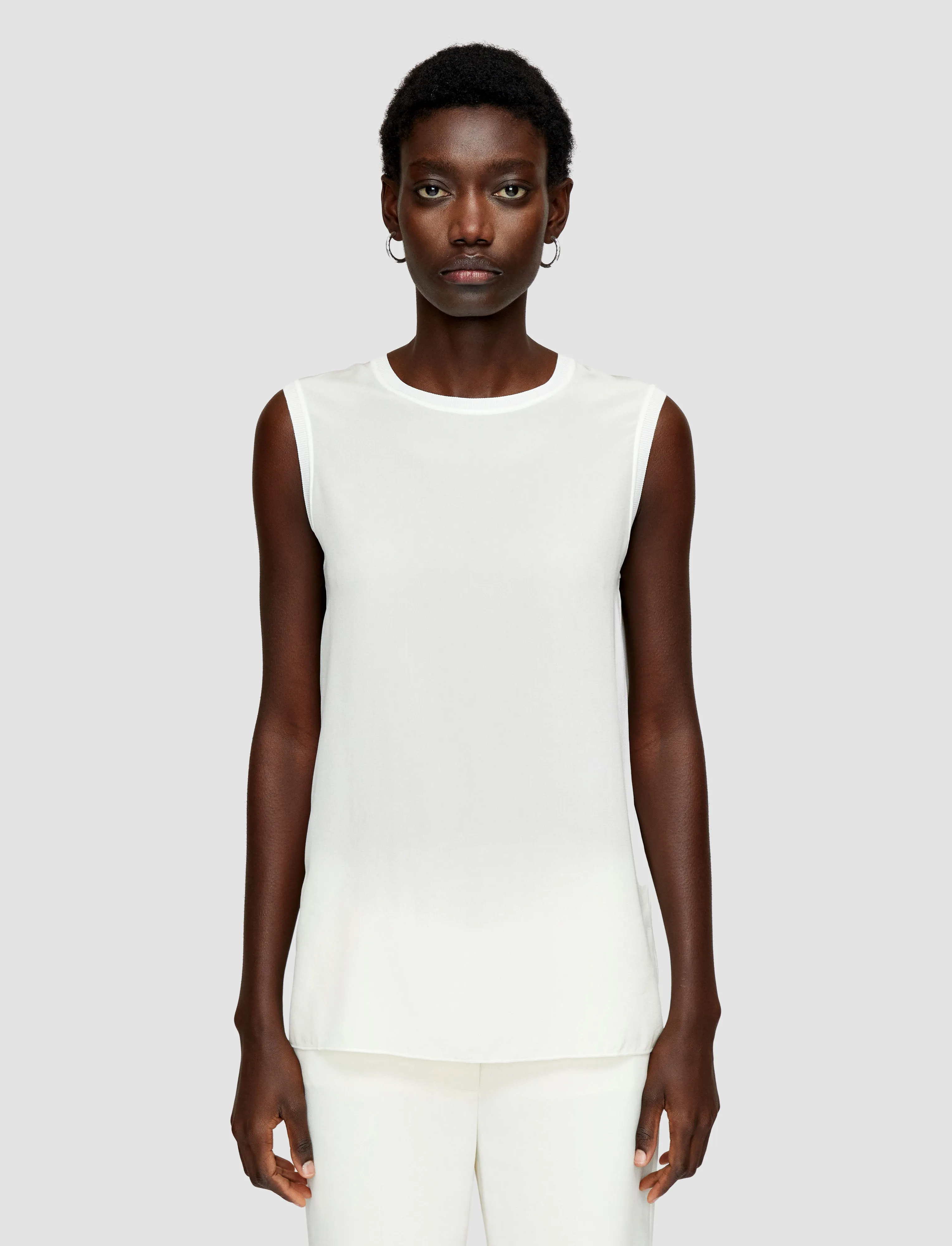 Bley Crepe de Soie Silk Blouse sold by Joseph product image thumbnail 3