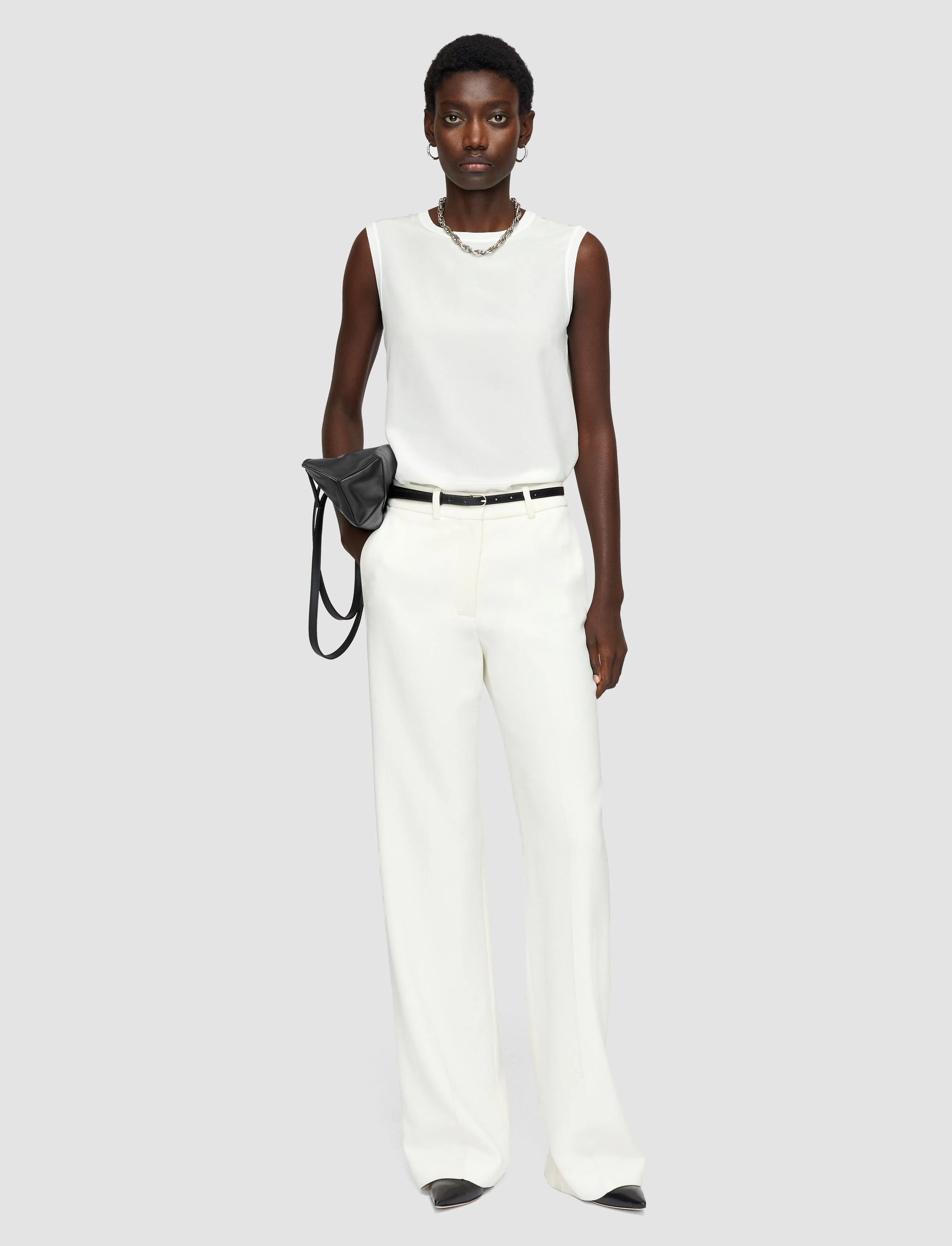 Bley Crepe de Soie Silk Blouse sold by Joseph product image thumbnail 2