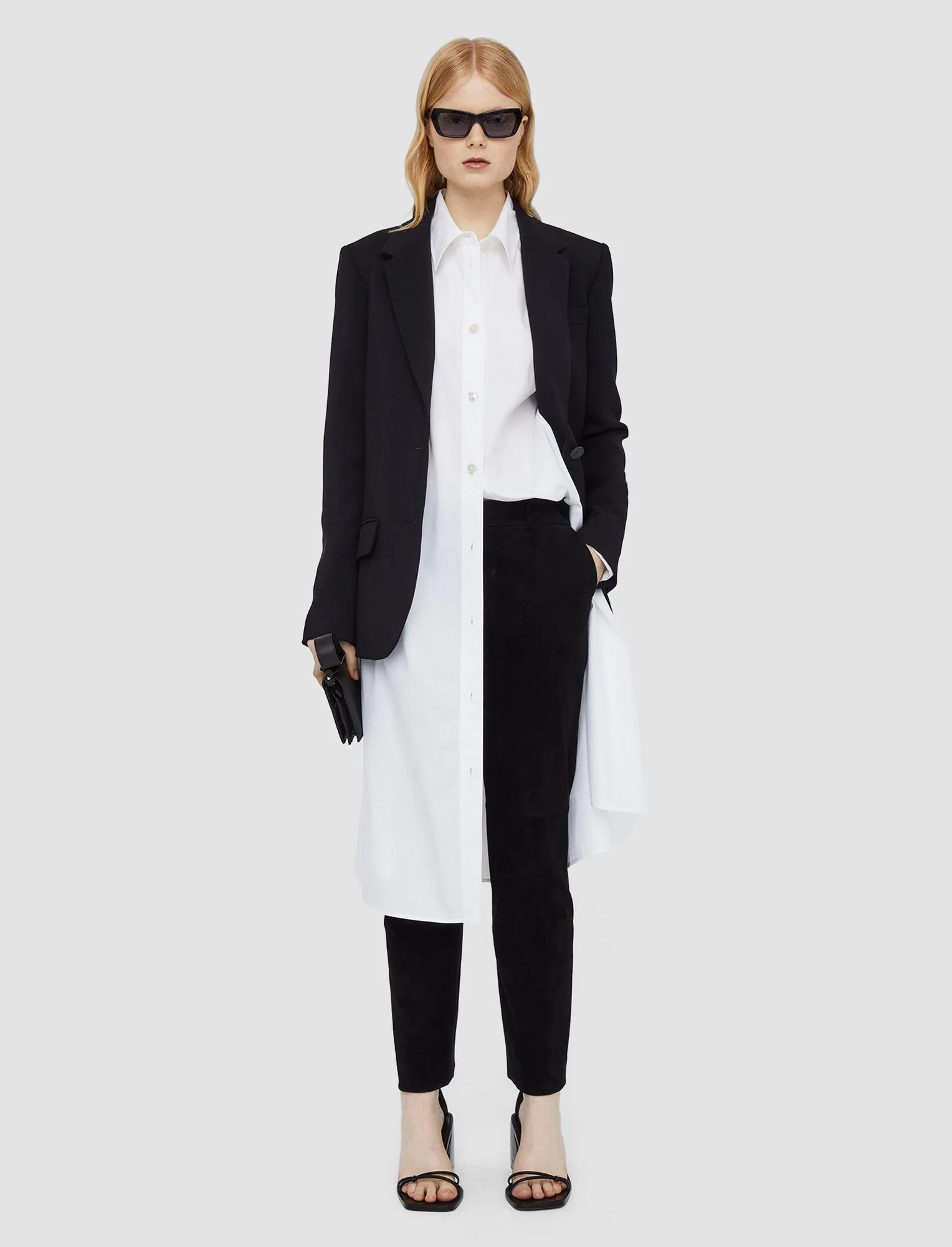 Suede Stretch Coleman Trousers sold by Joseph product image thumbnail 2