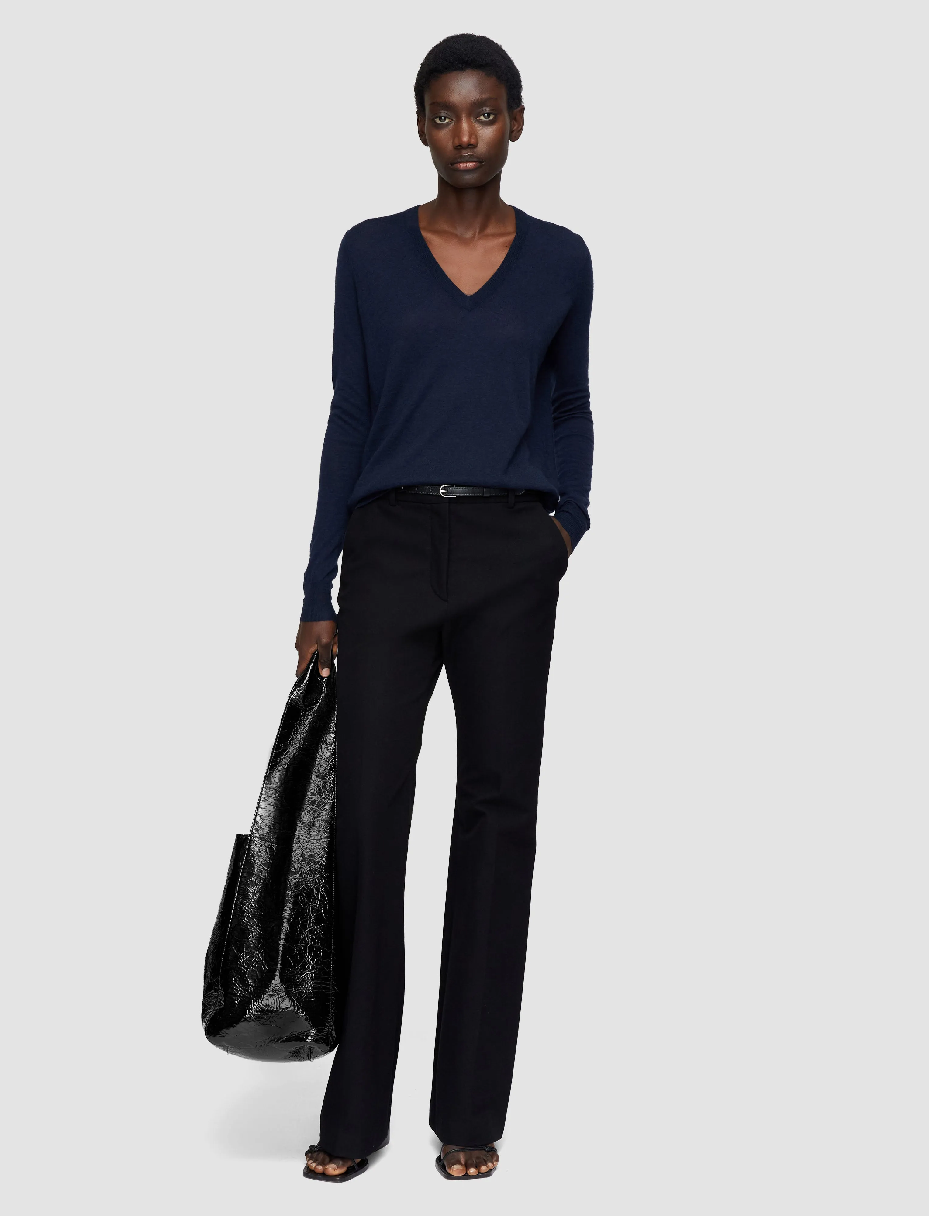 Cashair V Neck Jumper sold by Joseph product image thumbnail 2