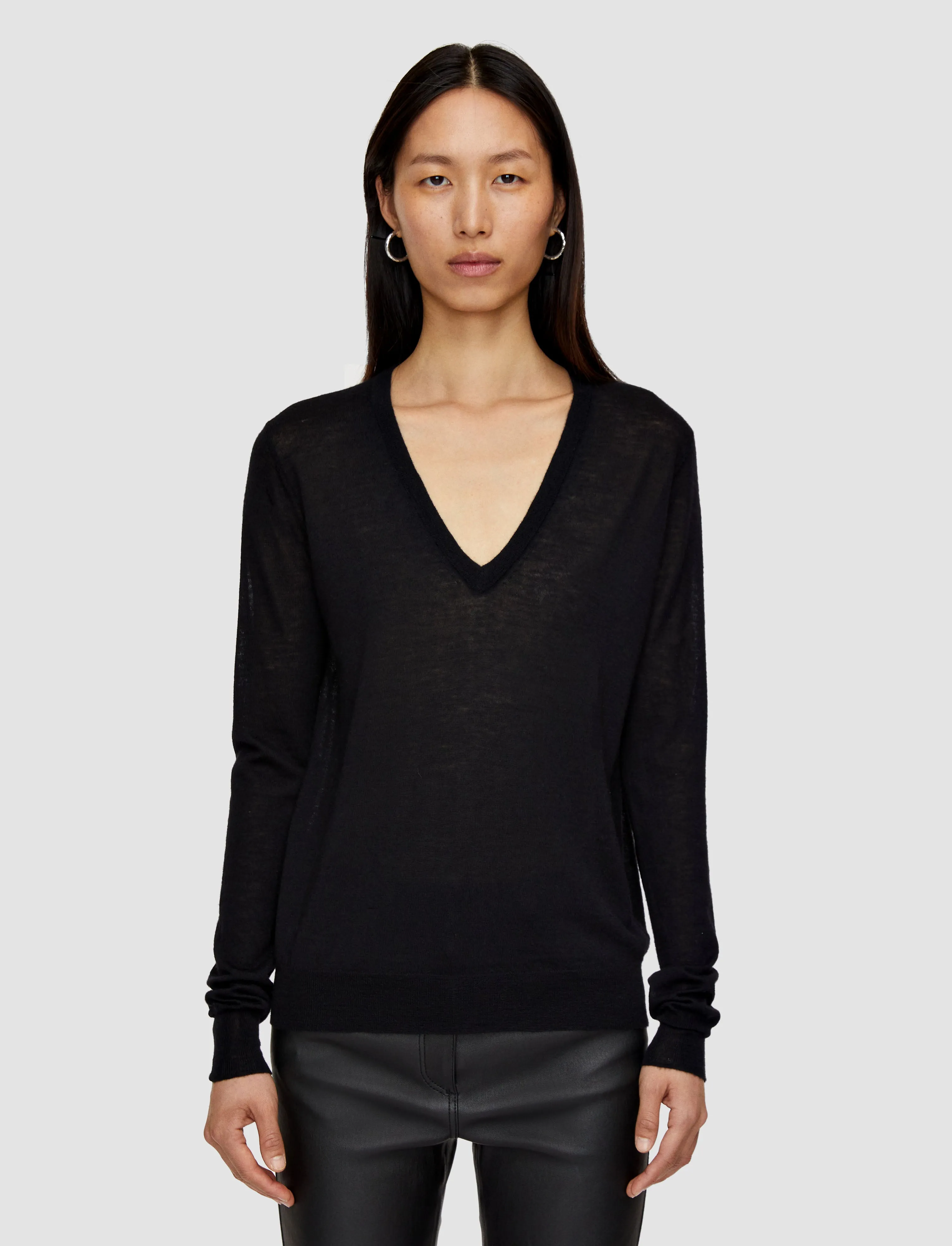 Cashair V Neck Jumper sold by Joseph product image thumbnail 3